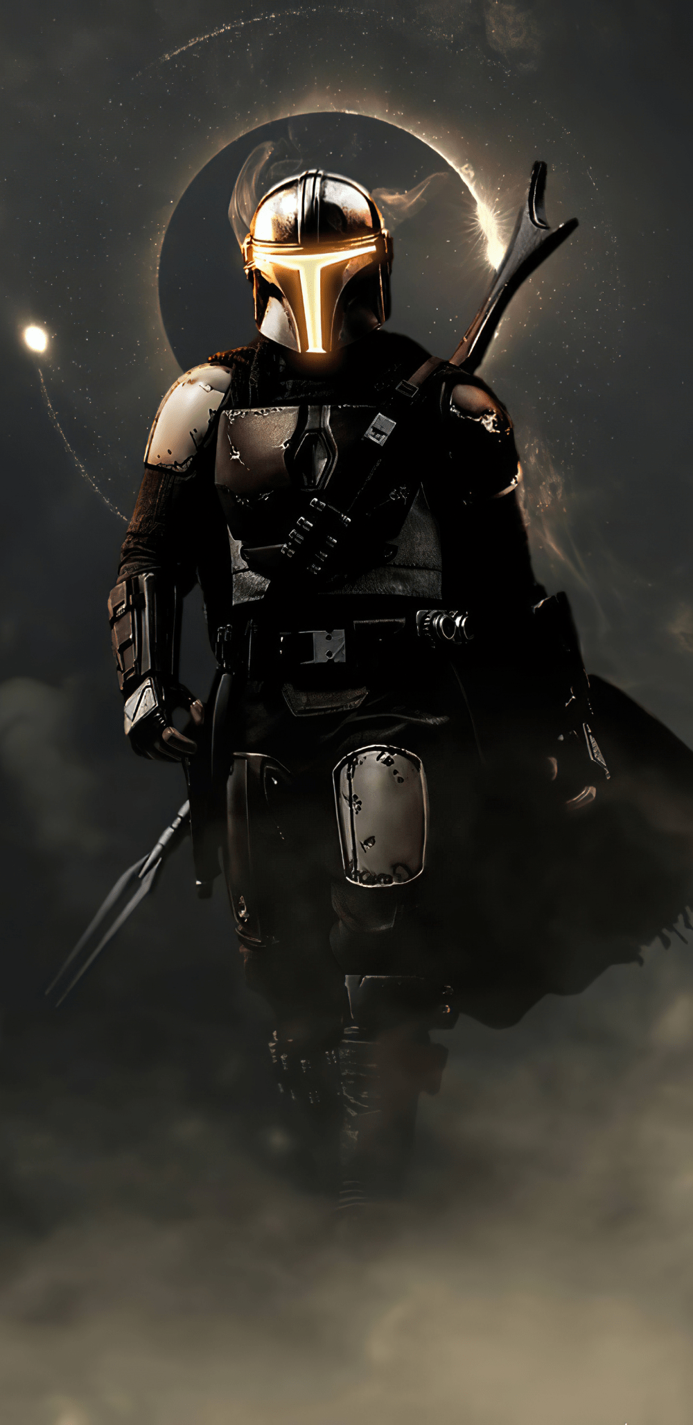 1000x2055 The Mandalorian. Star wars painting, Star wars image, Star wars picture