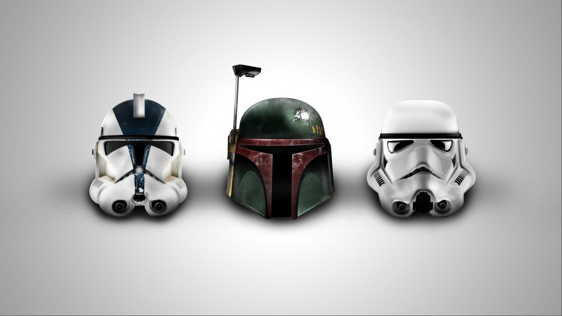 1920x1080 Star Wars Wallpaper 04 of 23 Fett and Trooper Helmets Wallpaper. Wallpaper Download. High Resolution Wallpaper