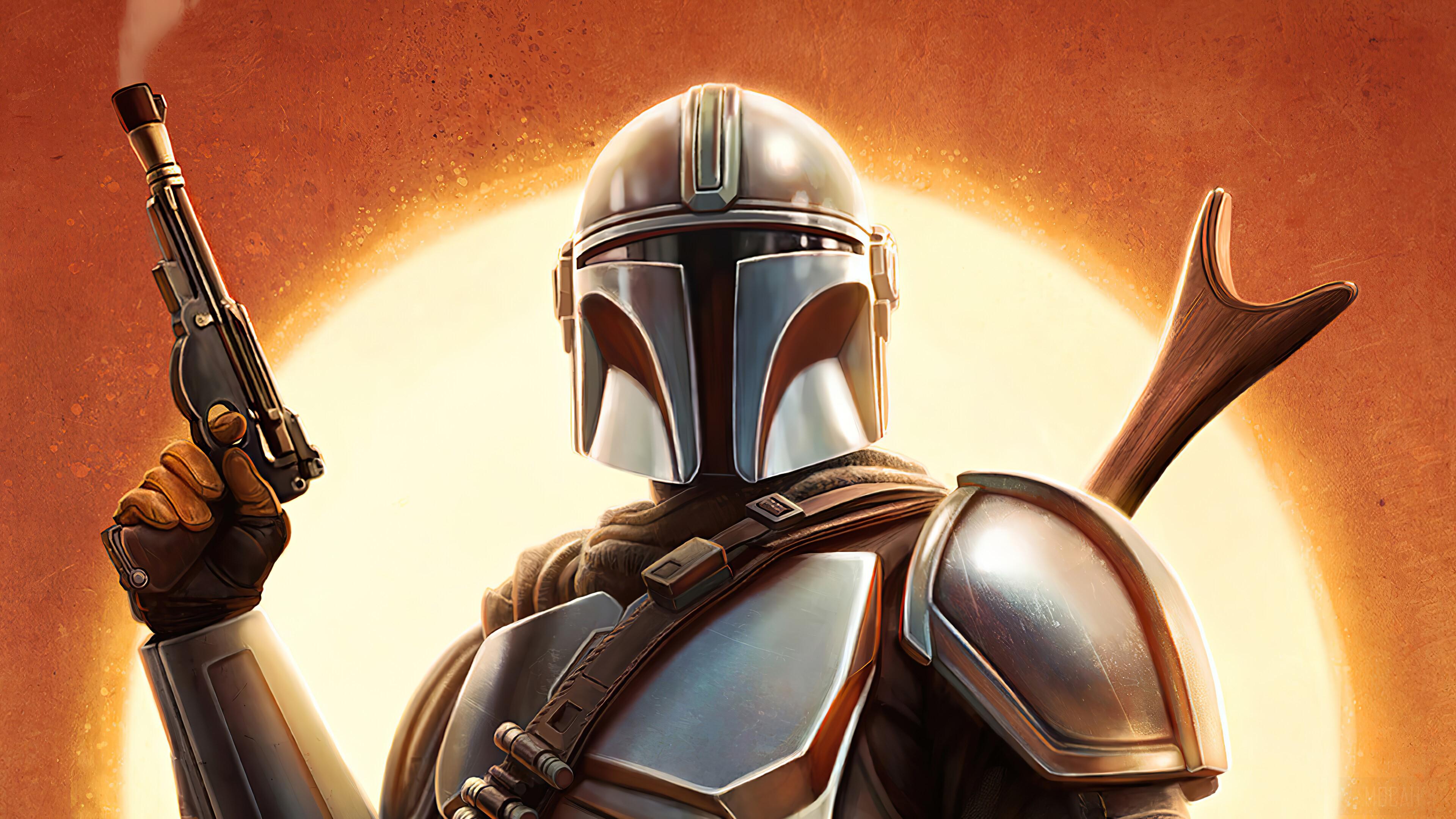 3840x2160 The Mandalorian, TV Series, Blaster, Gun 4k wallpaper HD Wallpaper