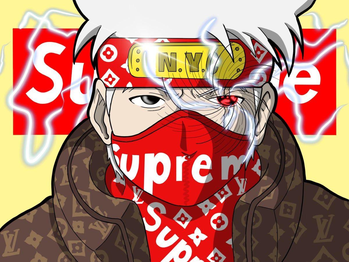 1200x900 Kakashi x LV Supreme. Best naruto wallpaper, Naruto supreme, Naruto wallpaper iphone