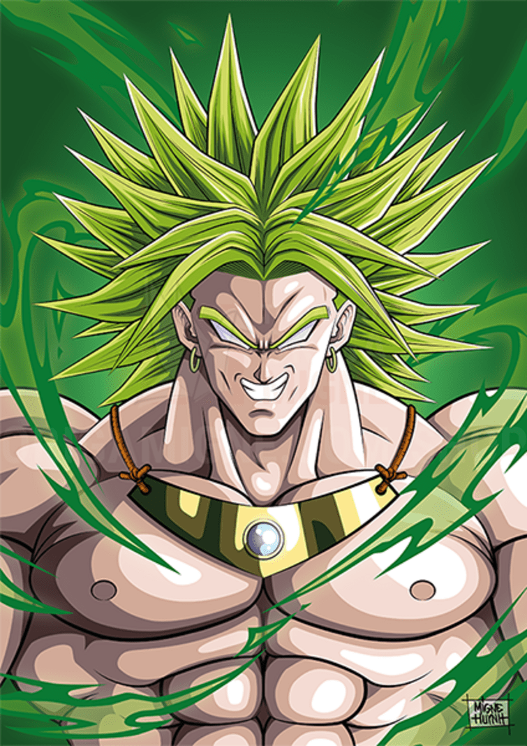 755x1068 I found this dope picture of Broly and I hope you like it