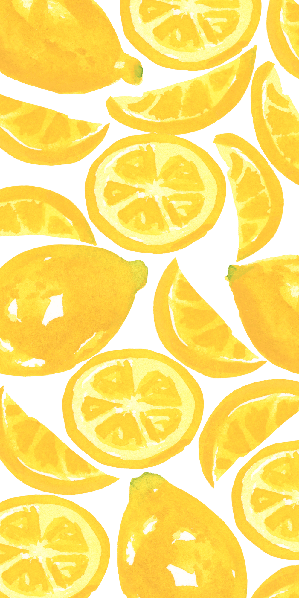 1000x2000 Lemons #Fruit #Casetify #iPhone #Art #Design #Drawing #Yellow #artdesignsdrawing. iPhone wallpaper yellow, Watercolor lemon, Yellow wallpaper