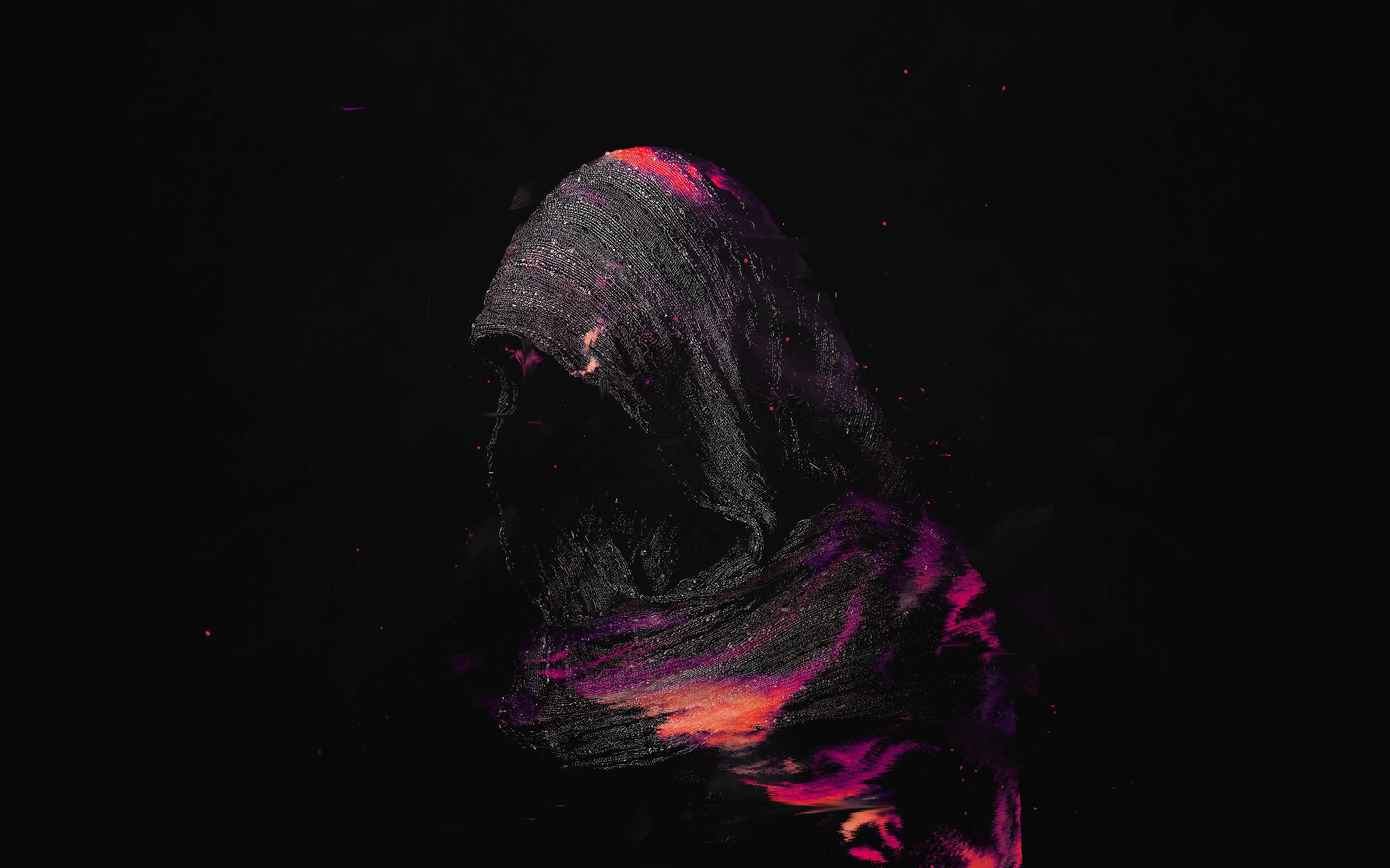 3000x1875 Dark Shadow In Bloomy Night Art Wallpaper, HD Fantasy 4K Wallpaper, Image and Background