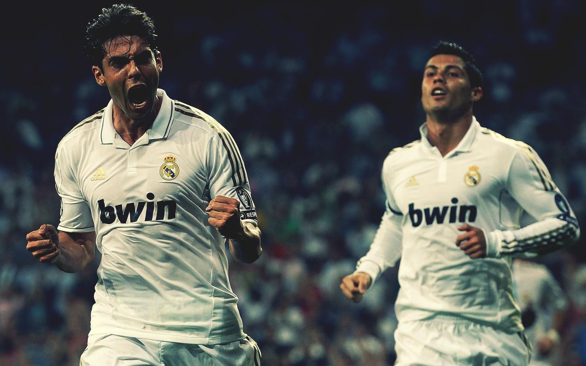 1920x1200 kaka, Cristiano, Ronaldo, Football, Stars, Real, Madrid, Cf Wallpaper HD / Desktop and Mobile Background