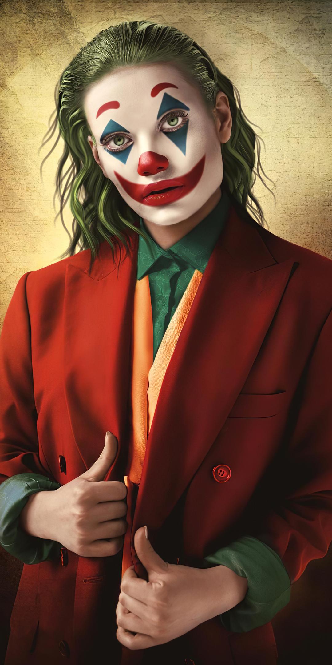 1080x2160 Joker Girl Dp Pic