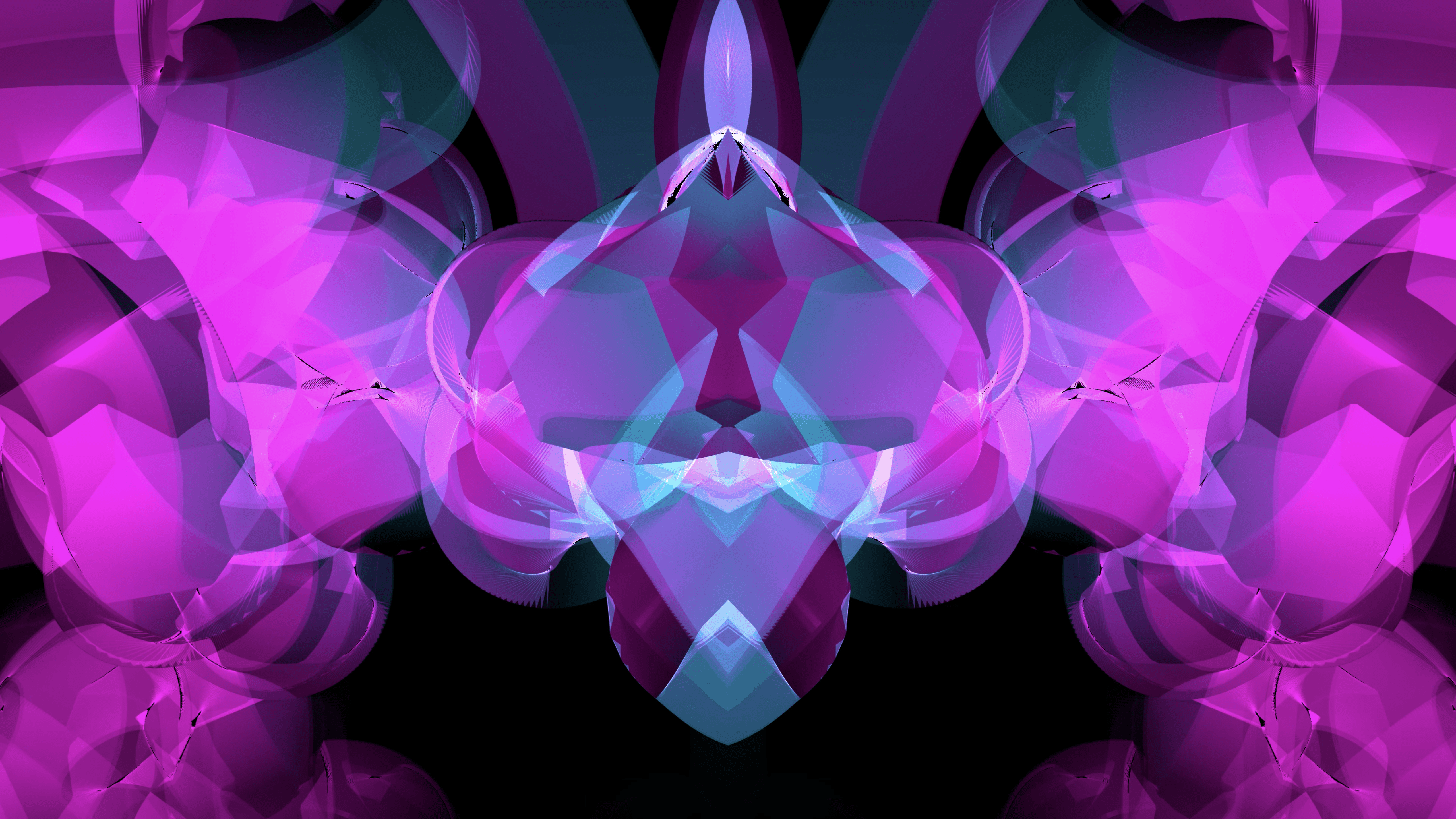 5120x2880 Crystal Fractals [5120x2880] Animated version in comments