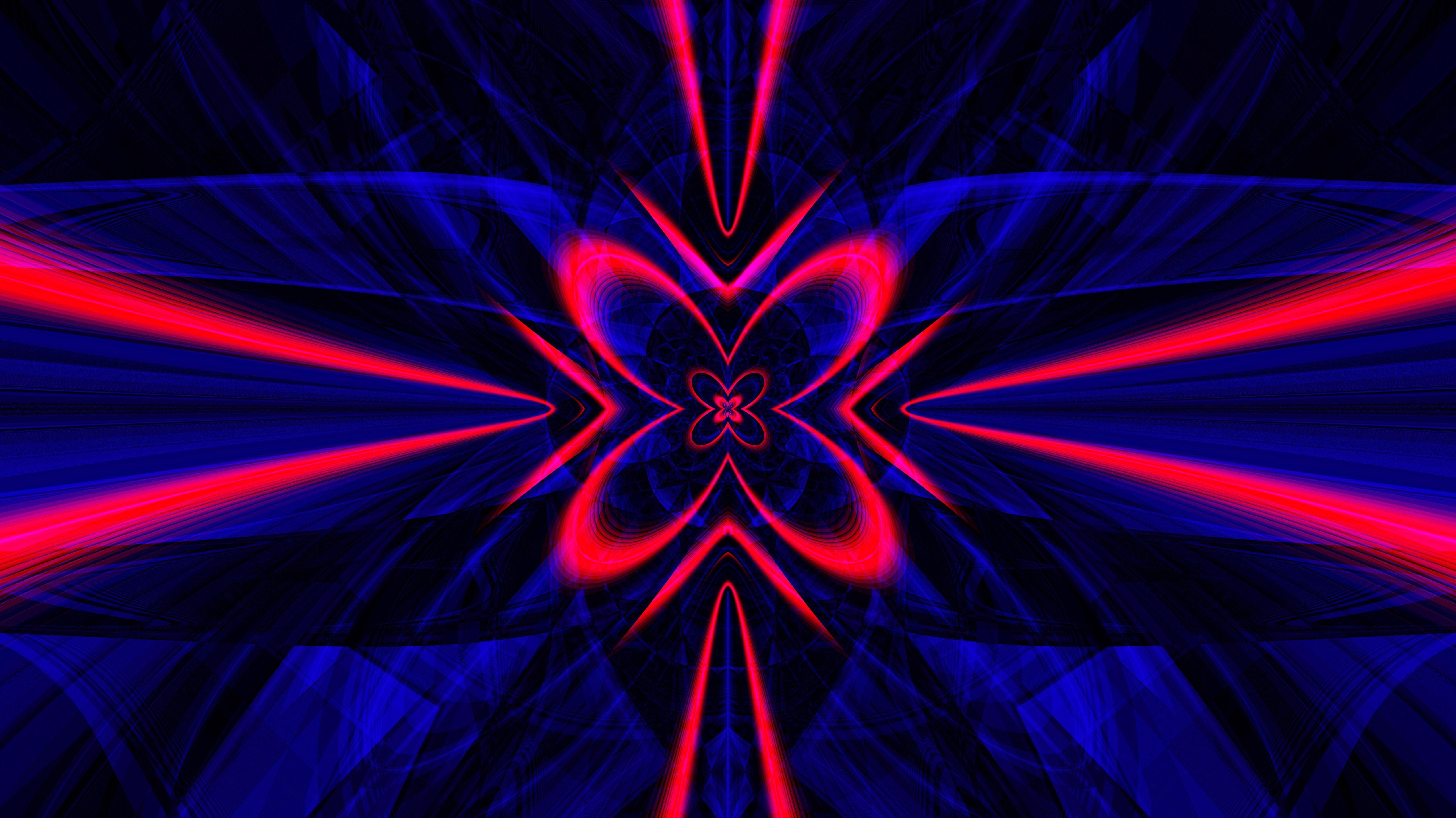 5120x2880 Beautiful Dark Purple and Blue Fractal 5120x2880 5K UHD +