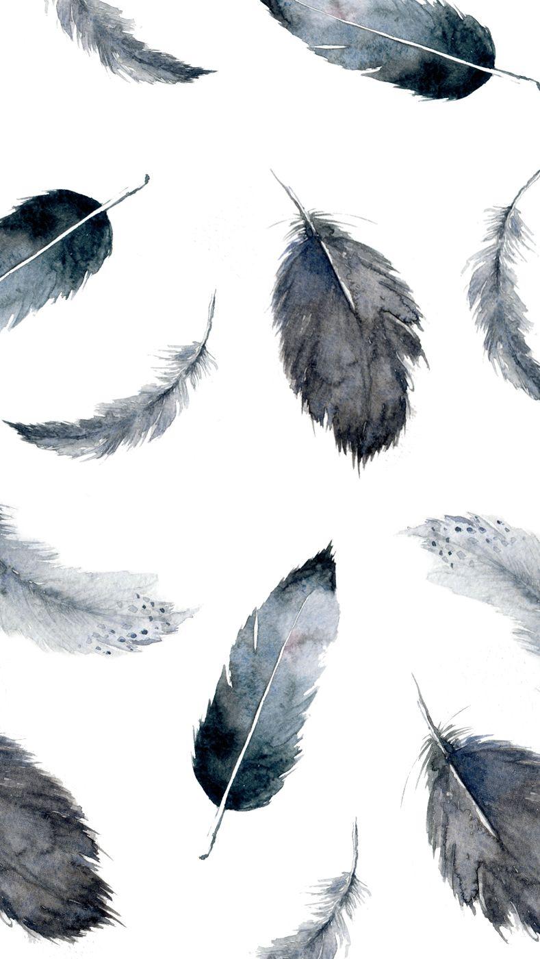 789x1400 Feathers iPhone Wallpaper