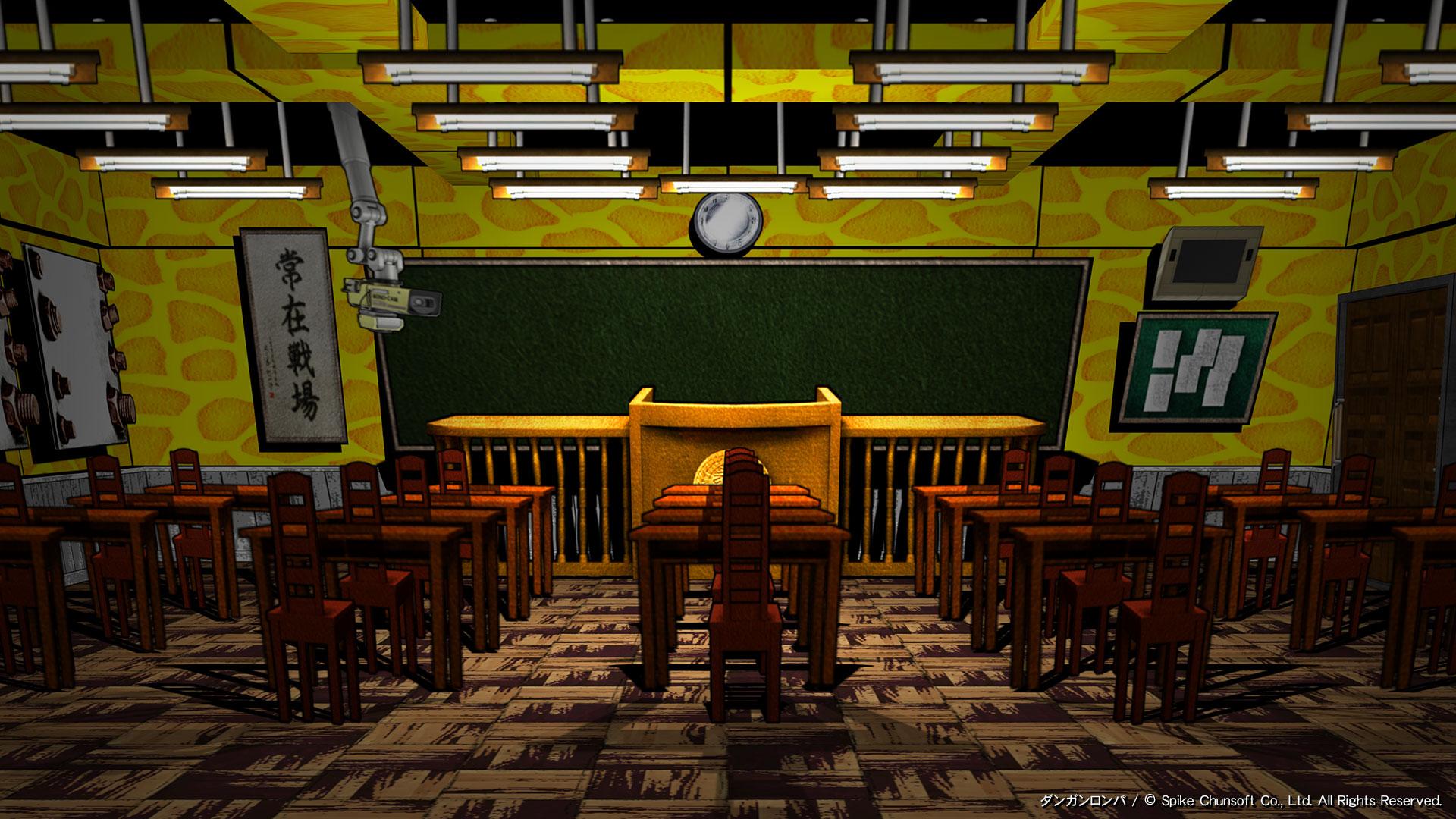 1920x1080 Go on Trial During Conference Calls With Danganronpa Background