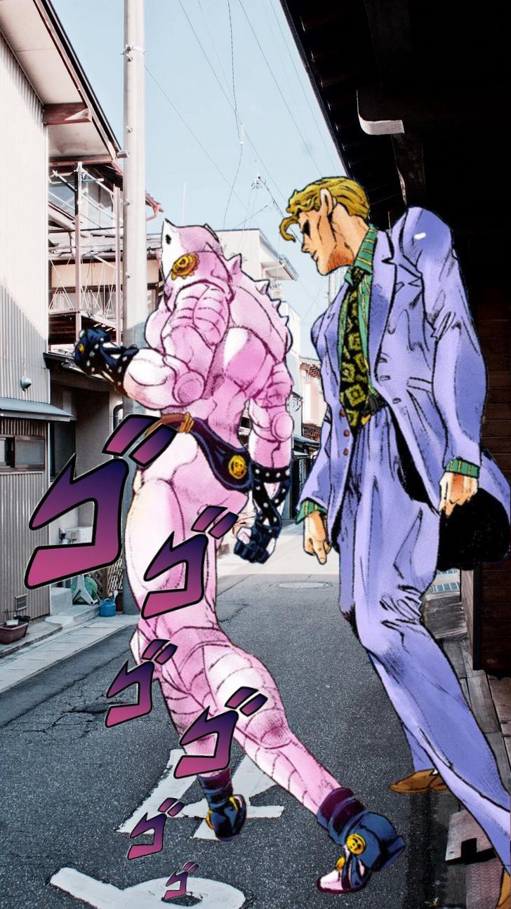 Wallpaper  JoJos Bizarre Adventure JoJos Bizarre Adventure Diamond is  Unbreakable Kira Yoshikage Yoshikage Kira killer queen Two Men cat  ears looking at viewer gloves blonde green eyes anime boys  minimalism simple