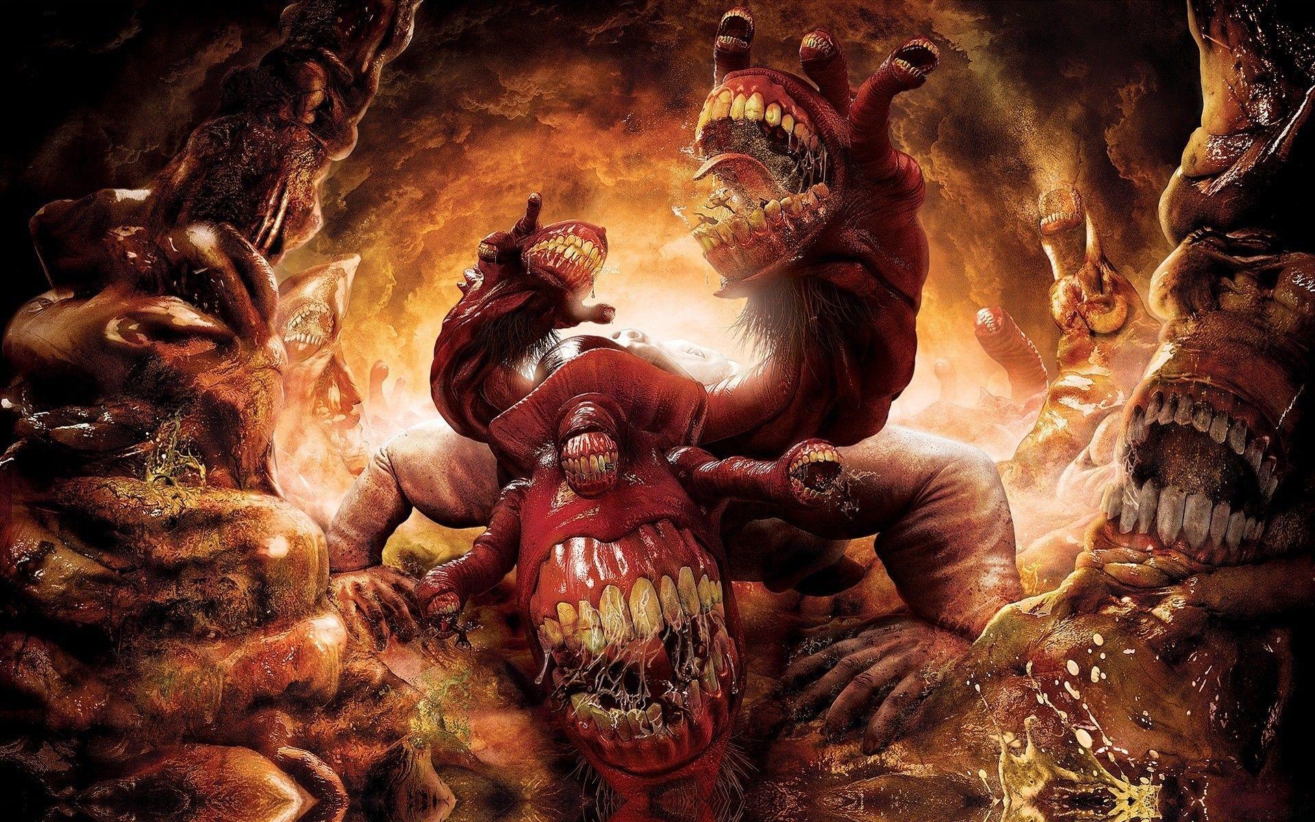 1920x1200 Dantes Inferno Art. Android wallpaper for free