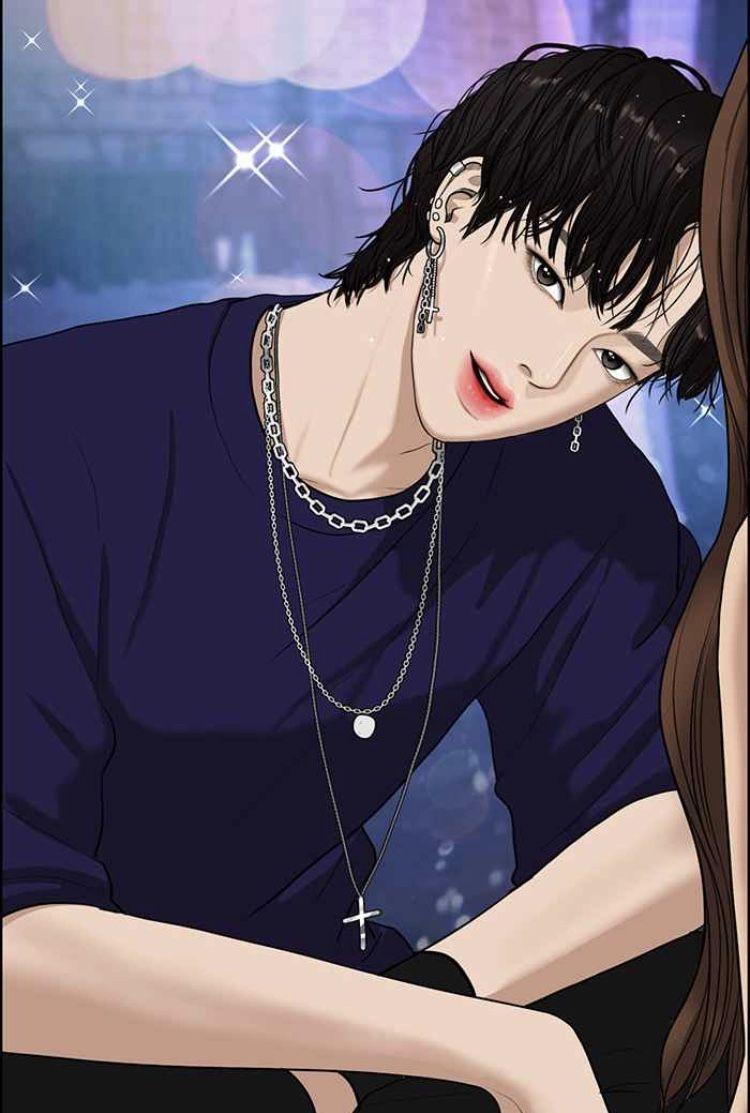 750x1113 Korean Girl And Boy Anime Wallpaper