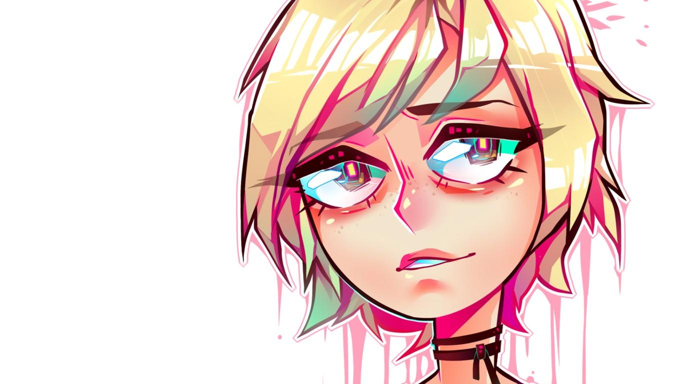 1366x768 Silent Hill, Silent Hill Cartoon, Colorful Wallpaper HD / Desktop and Mobile Background