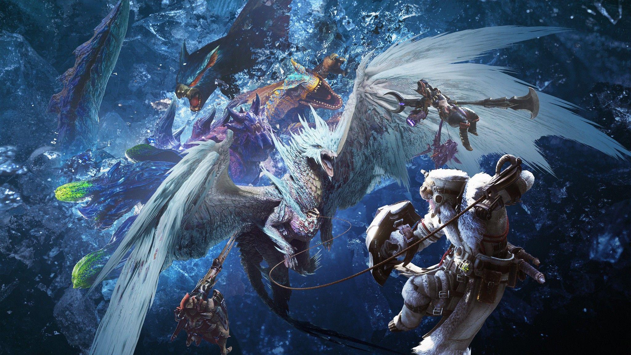 2048x1152 Official Monster Hunter World: Iceborne art. Monster hunter world wallpaper, Monster hunter, Monster hunter world
