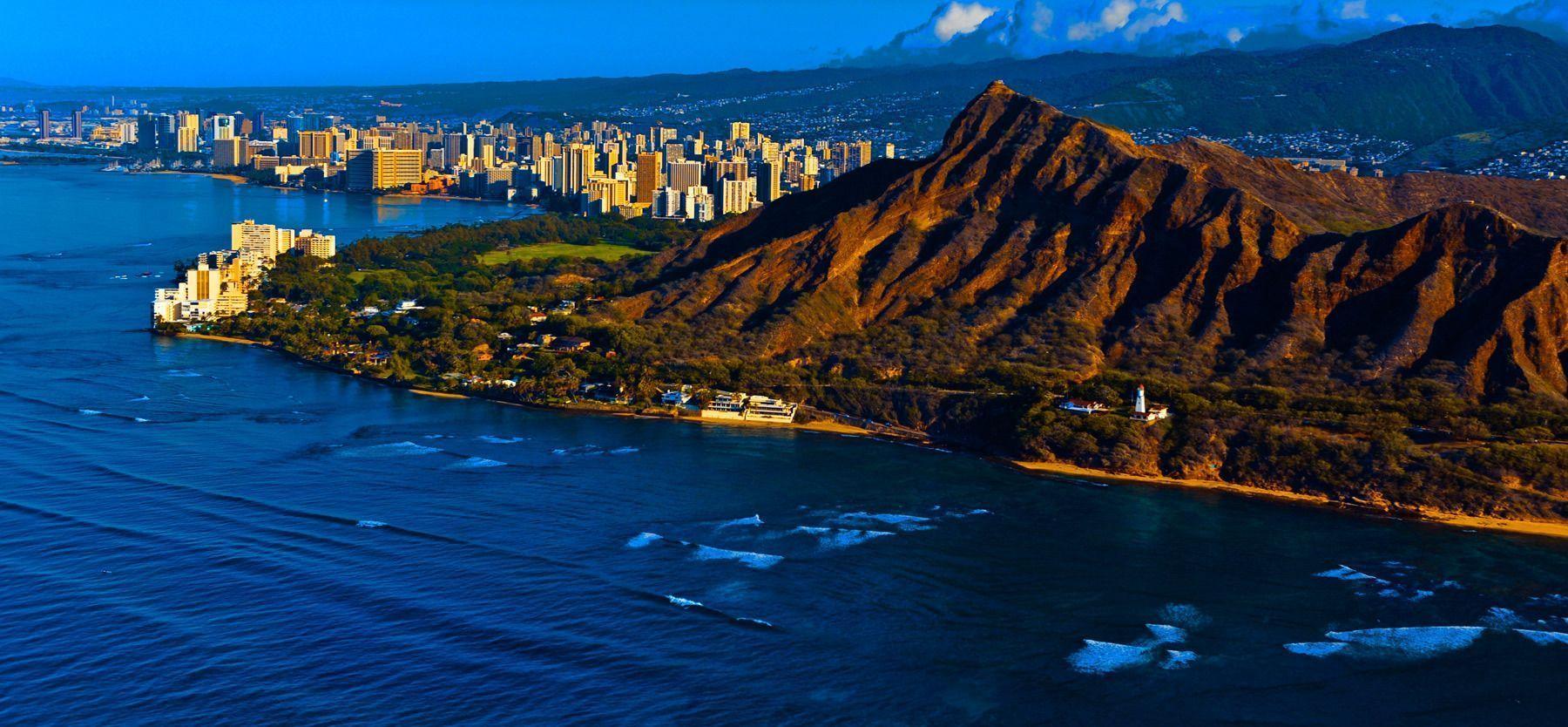 1800x834 Diamond Head Wallpaper