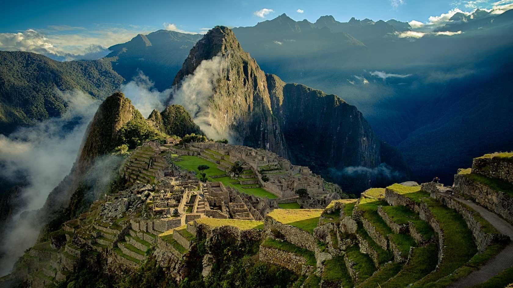 1680x945 #Machu Picchu, #landscape, #Peru, #South America, #mountains, wallpaper. Mocah HD Wallpaper