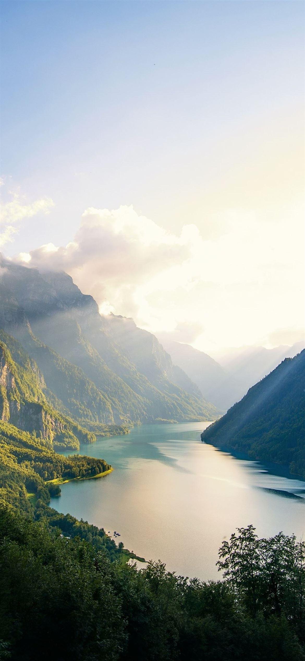 1170x2532 switzerland alps mountains morning 4k iPhone 12 Wallpaper Free Download