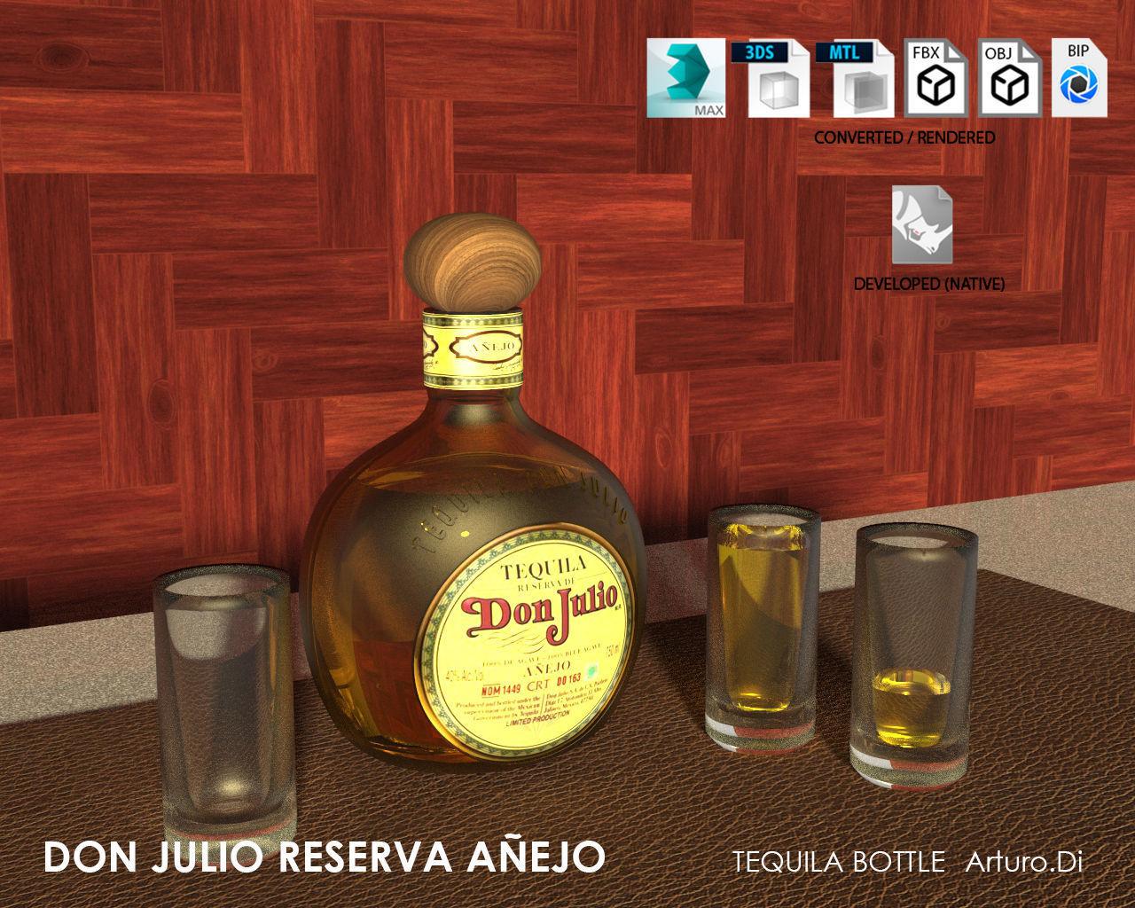 1280x1024 Tequila Don Julio Reserva Anejo 3D