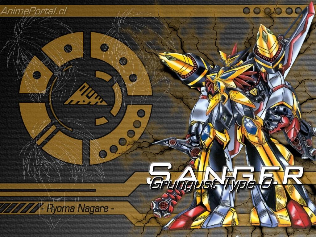1024x768 Super Robot Wars Wallpaper: Grugust Type 0