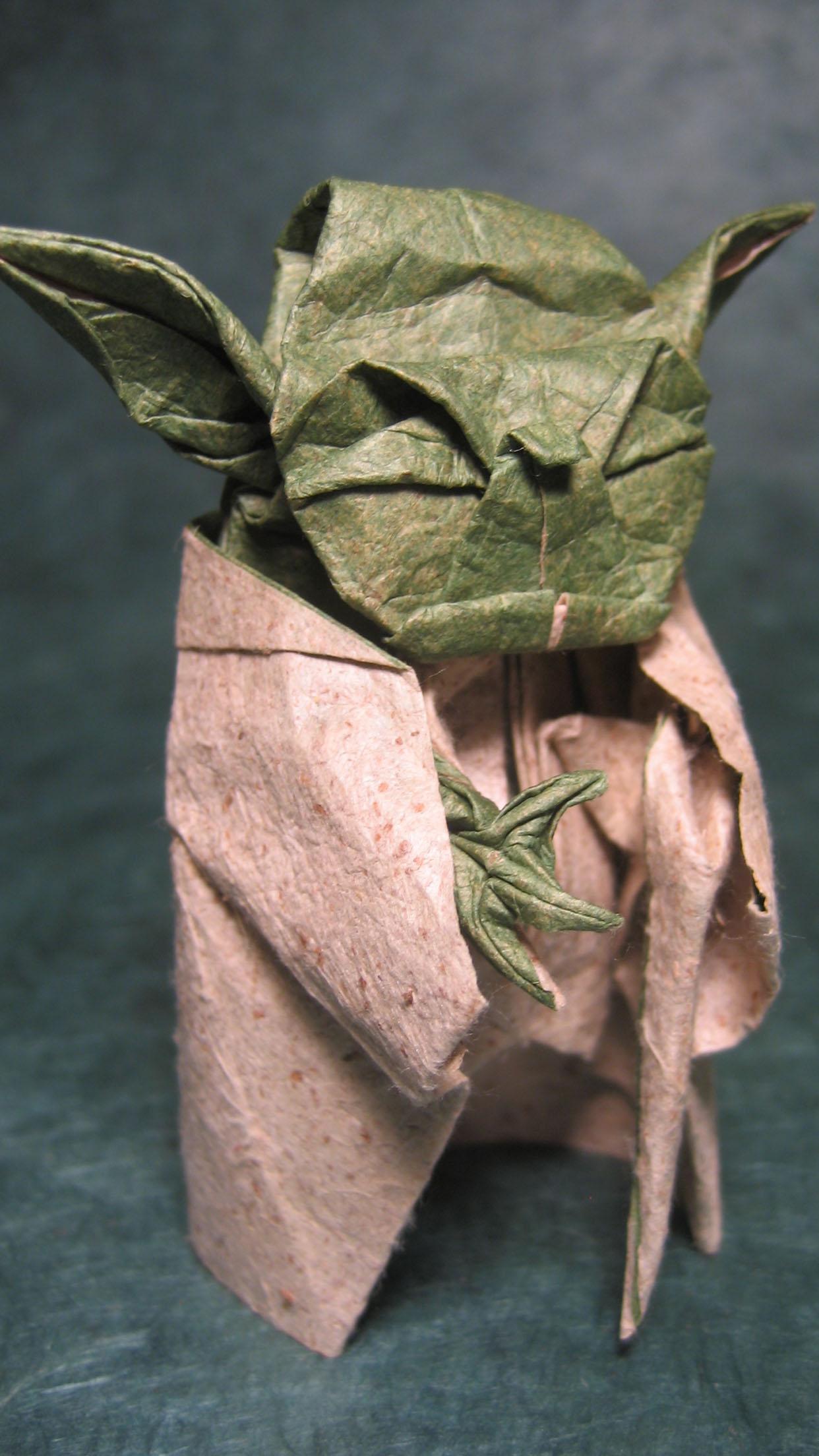 1242x2208 Origami Yoda Wallpaper
