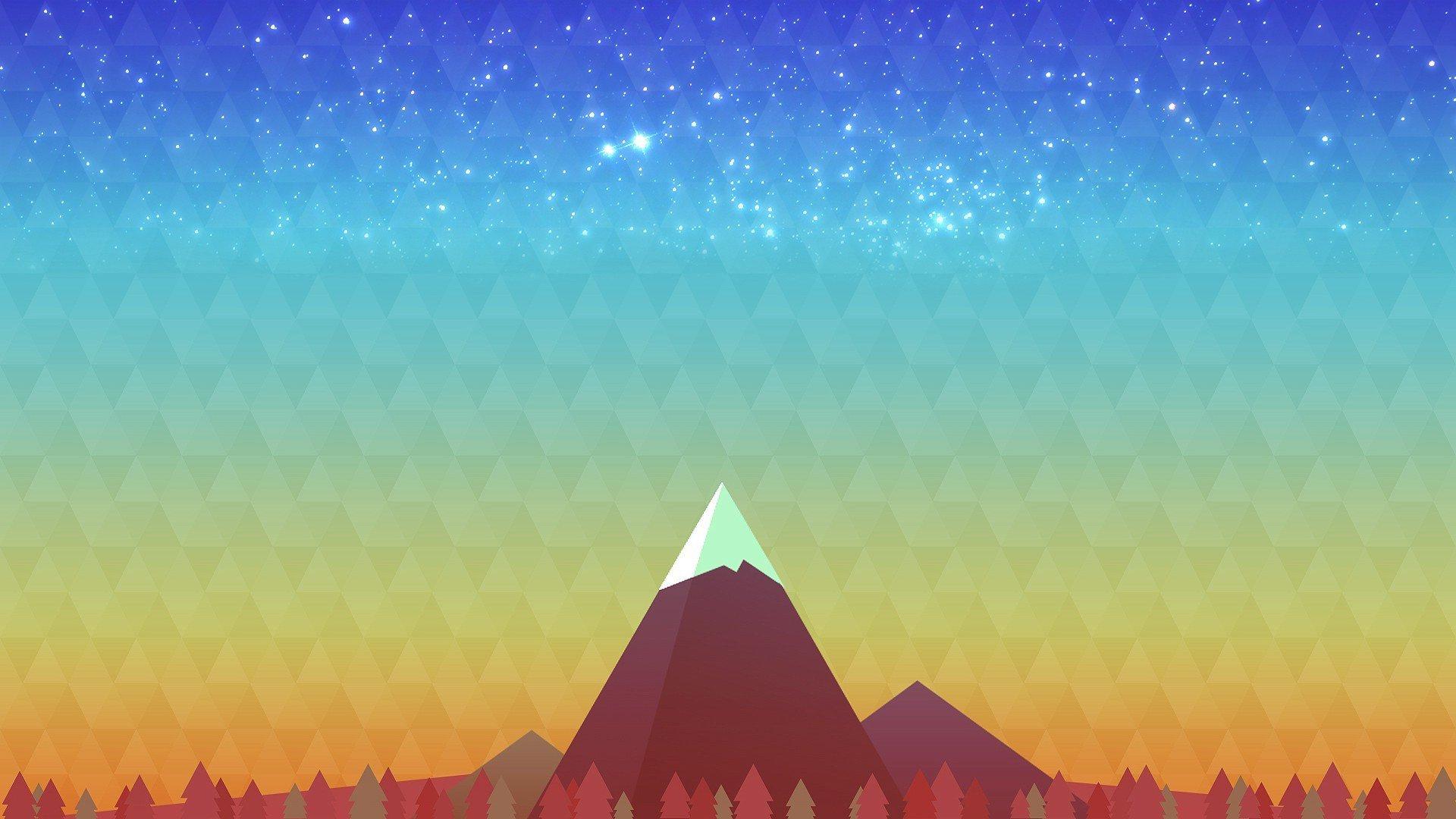 1920x1080 Mountain Peak Digital Art Wallpaper 62627 1920x1080px
