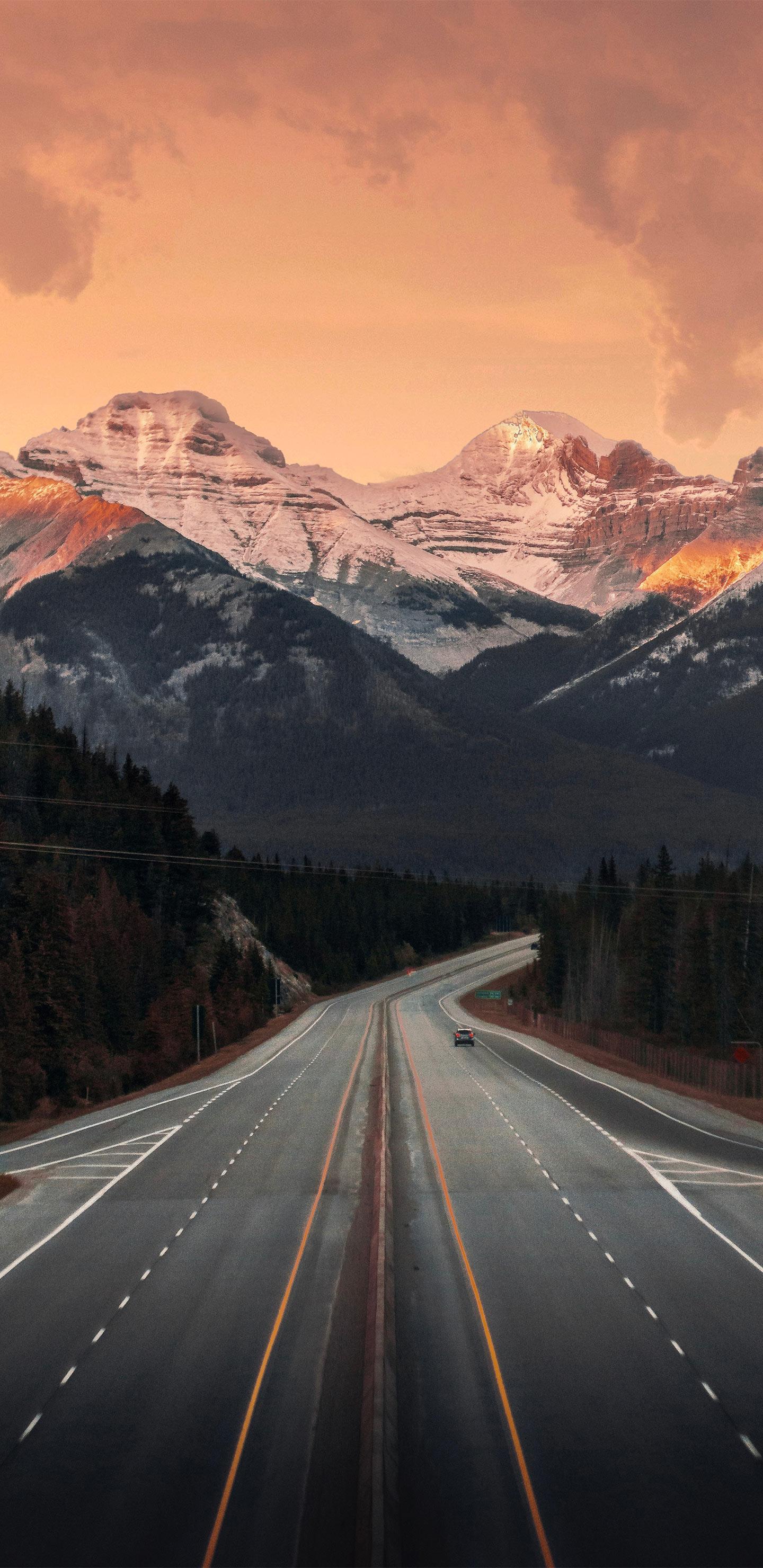 1440x2960 Mountain Road
