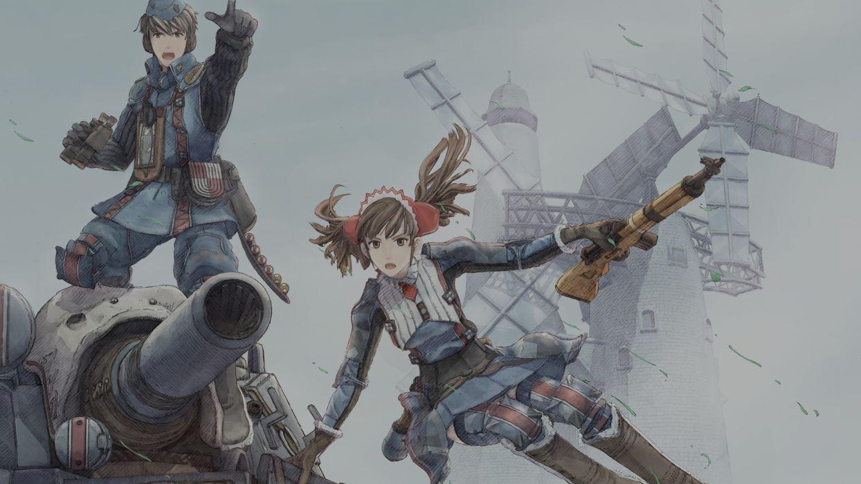 1244x700 Alicia melchiott gun valkyria chronicles weapon welkin gunther wallpaperx1080