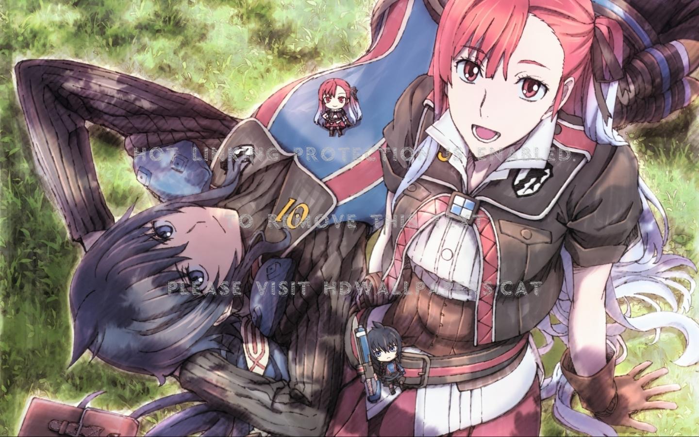 1440x900 resting. video game valkyria chronicles