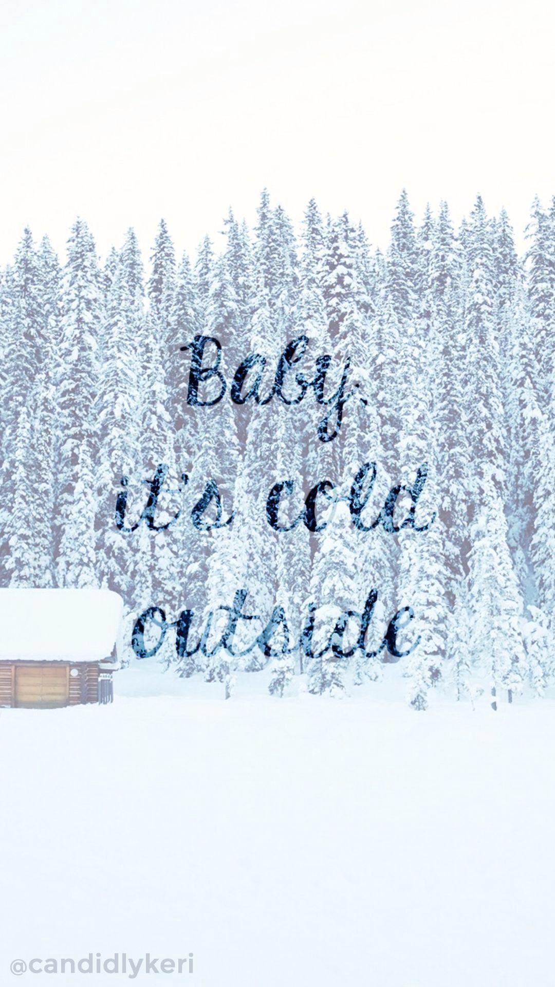 1080x1920 Cute Winter iPhone Wallpaper