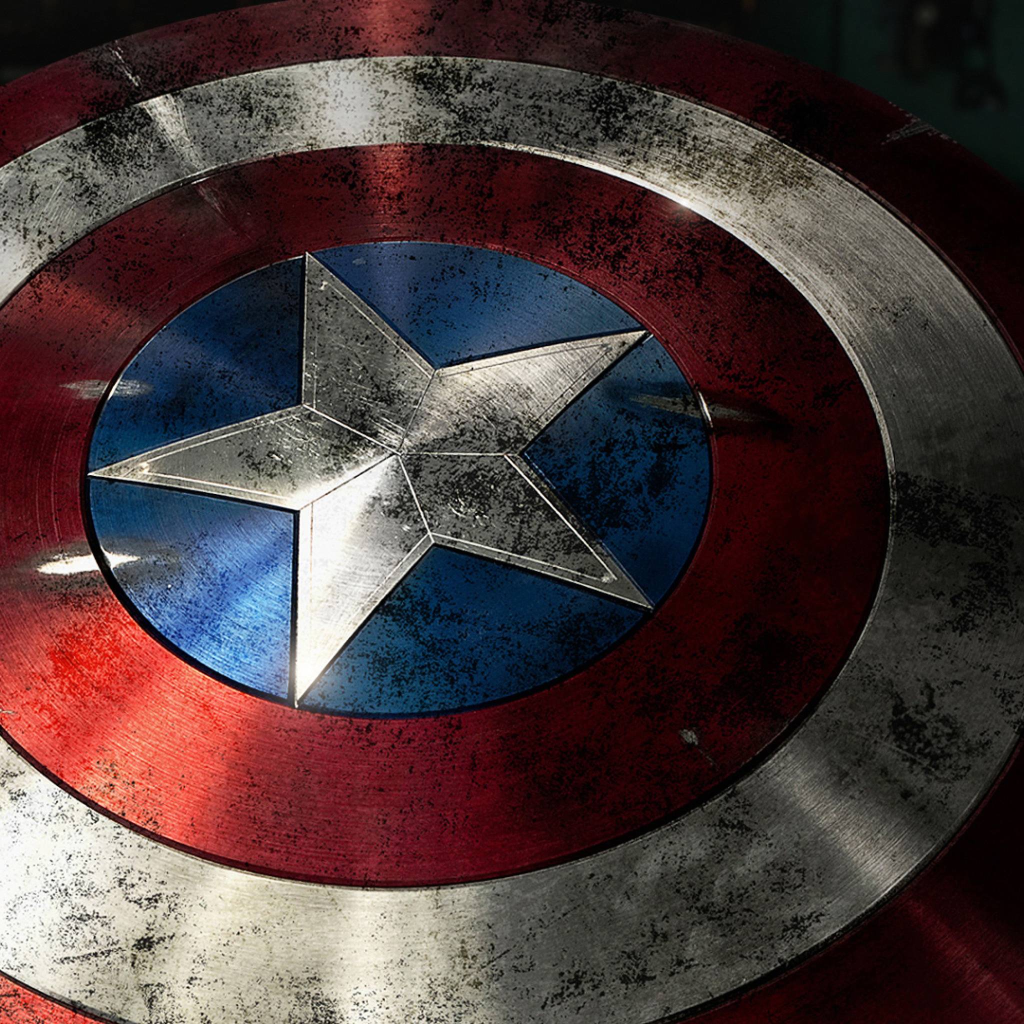 2048x2048 Captain America Shield wallpaper iPad Air Wallpaper, HD Movies 4K Wallpaper, Image, Photo and Background