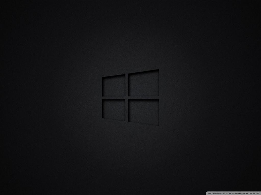 1024x768 Windows 10 Black Ultra HD Desktop Background Wallpaper for 4K UHD TV : Multi Display, Dual Monitor : Tablet