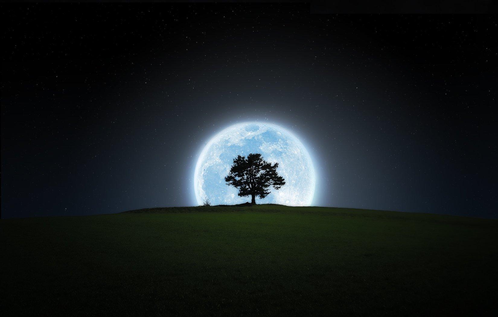 1650x1050 Moon Desktop Wallpaper HD