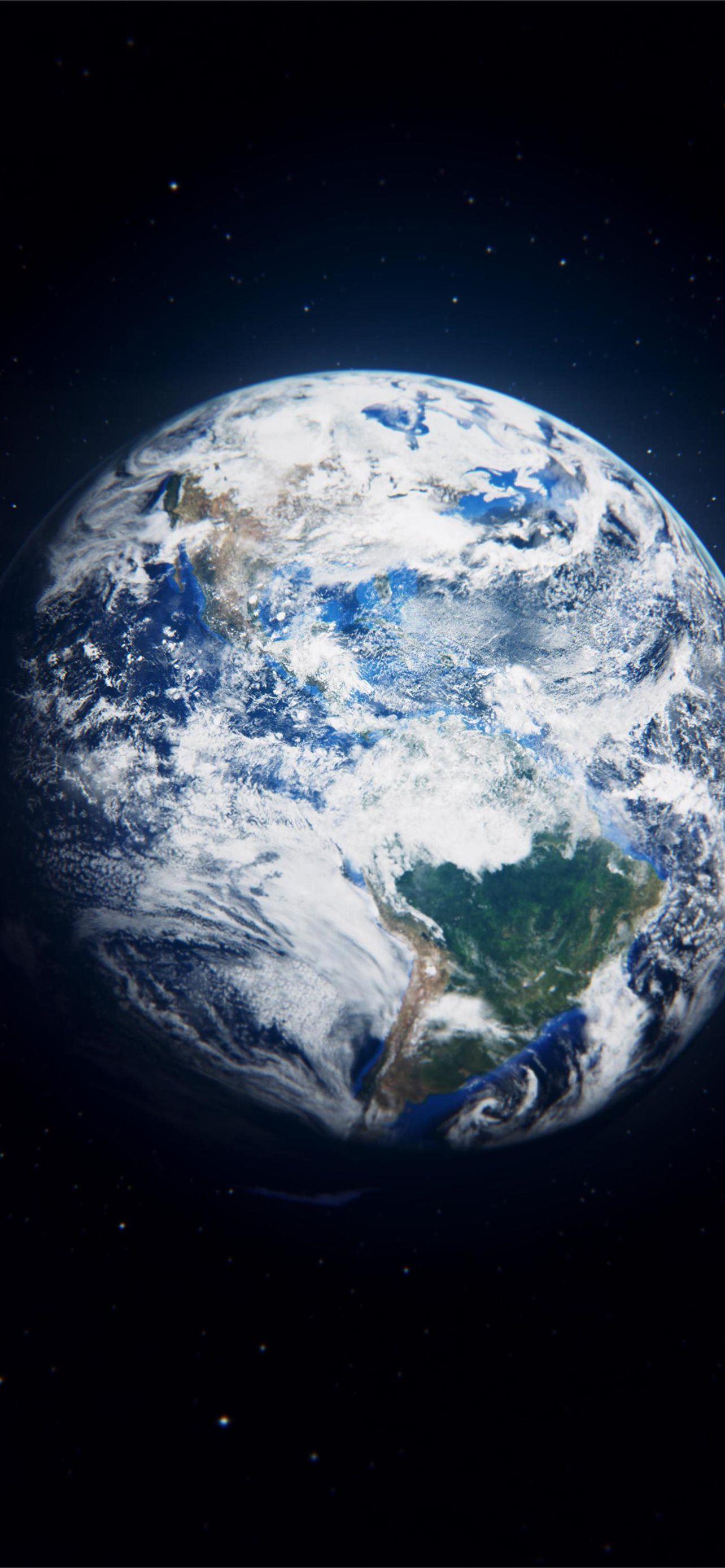 1284x2778 Earth From Space 8K iPhone Wallpaper Free Download