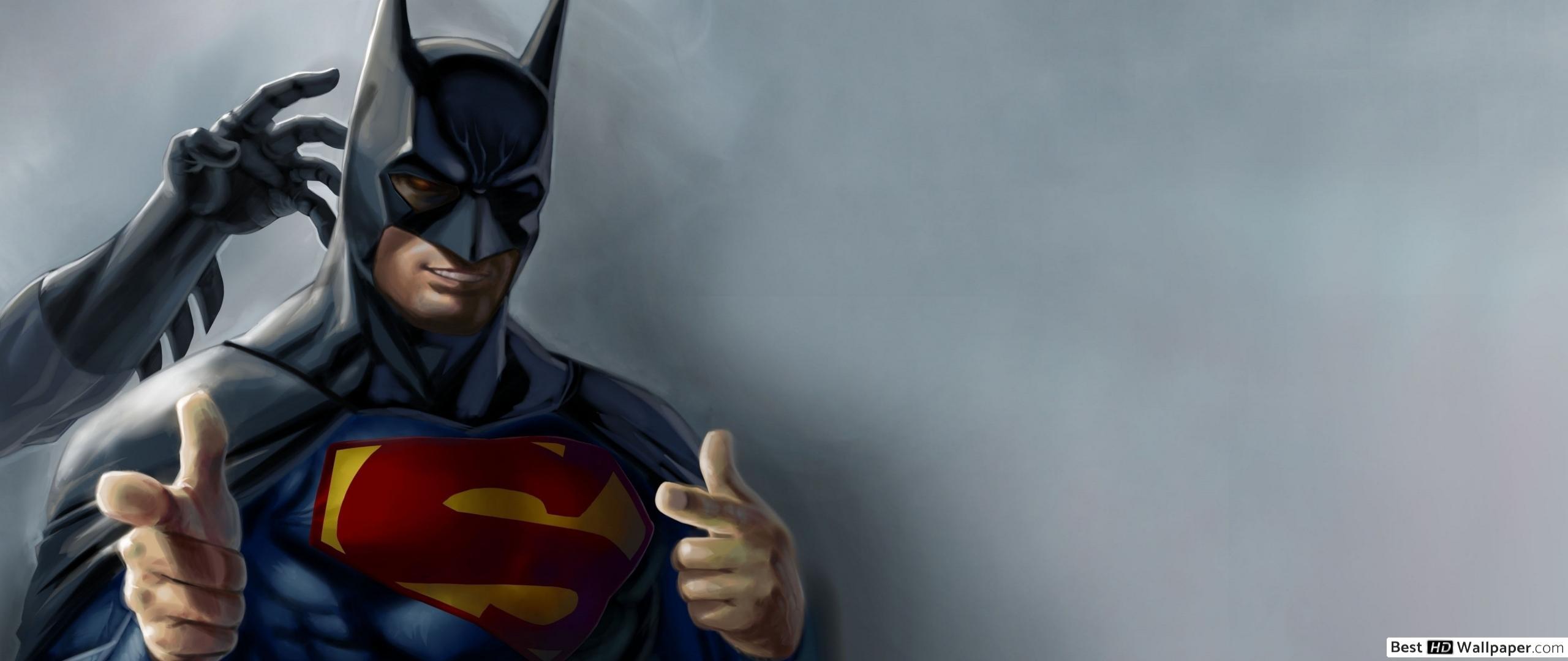 2560x1080 Superman And Batman Fanart