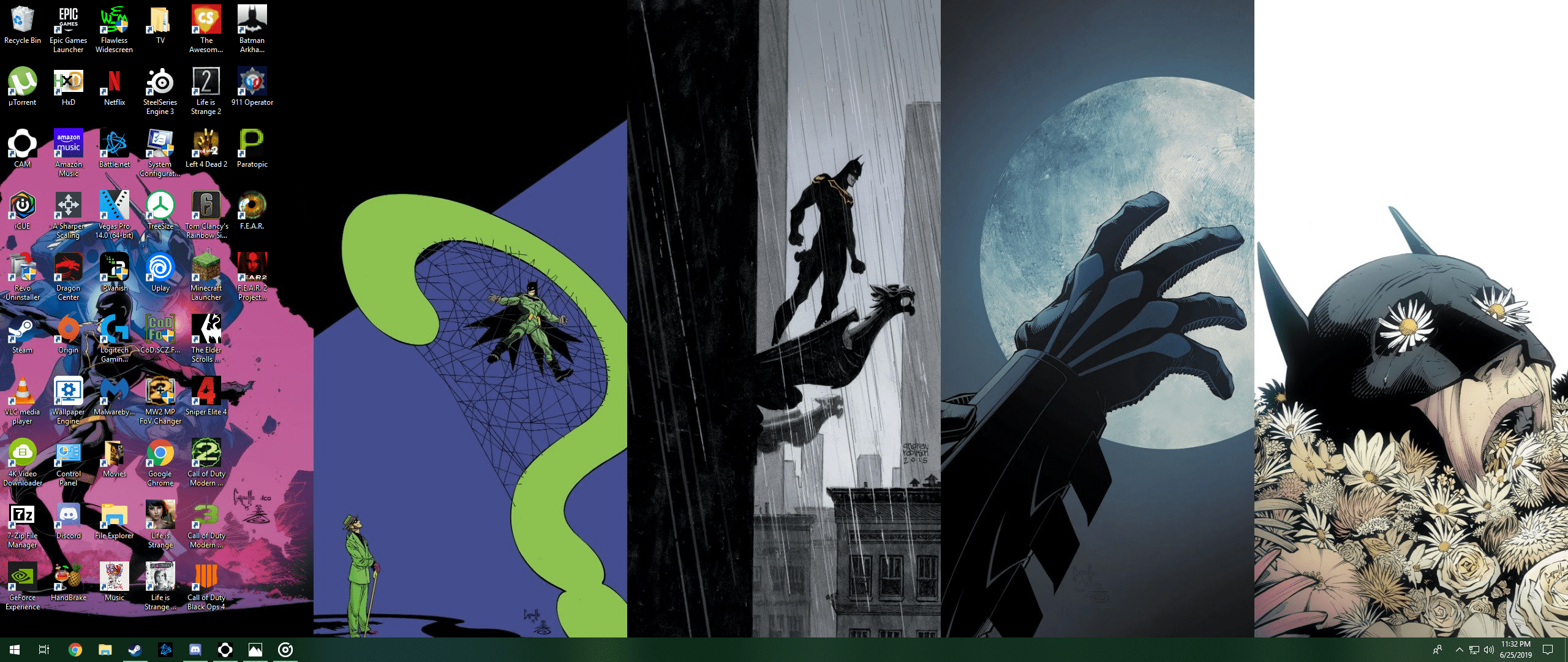 2560x1080 Made Myself An Ultrawide (2560x1080) Batman Wallpaper Using Various Covers From The Snyder Capullo Run (link To Wallpaper In Comments): Batman
