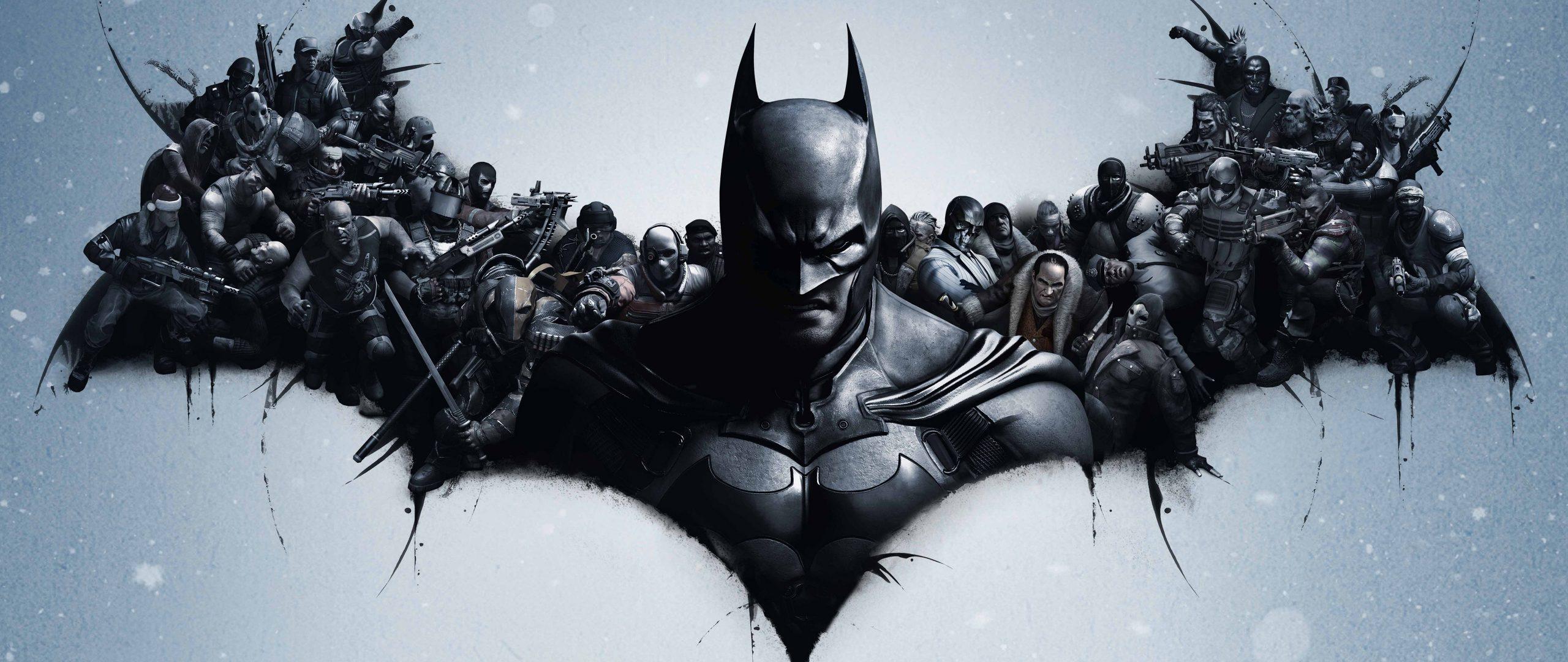 2560x1080 Batman Arkham Origins Game Poster 5K Wallpaper