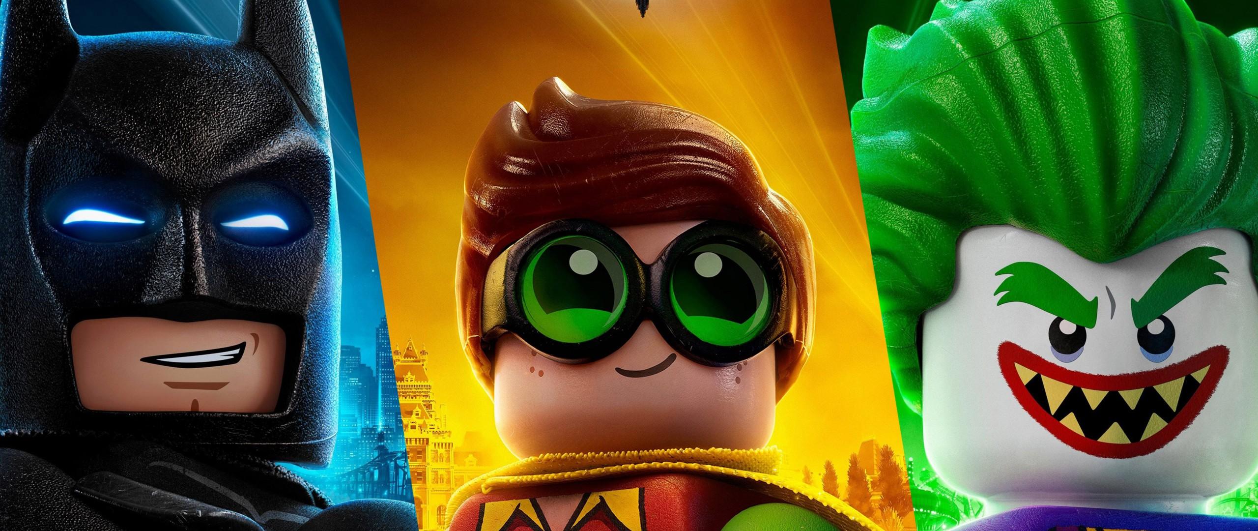 2560x1080 The Lego Batman Joker Robin 4K 4K Wallpaper 2560x1080 Hot Desktop and background for your PC and mobile