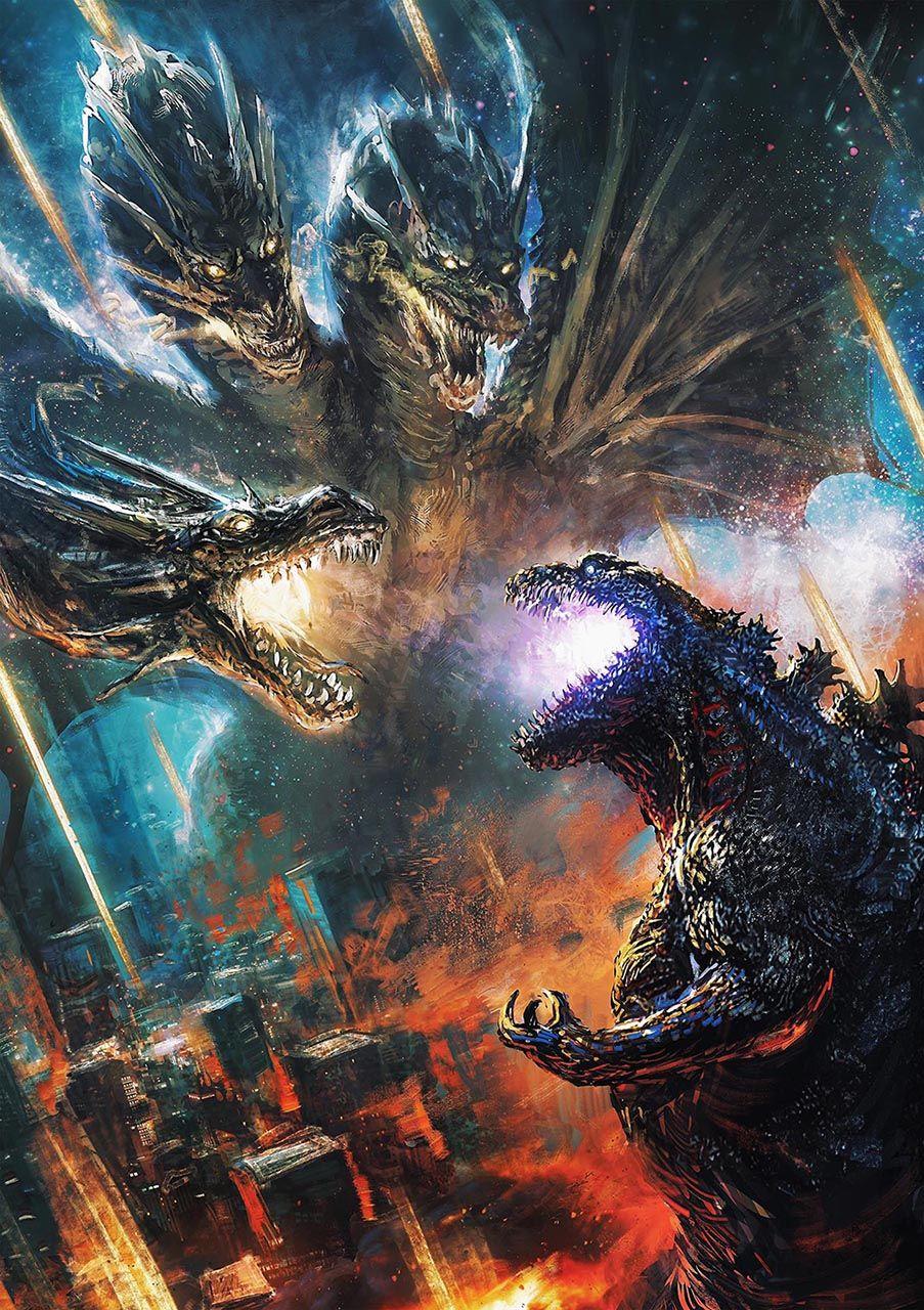 903x1280 Kouji Tajima 田島光二 on Twitter. Godzilla, Godzilla vs king ghidorah, Godzilla wallpaper