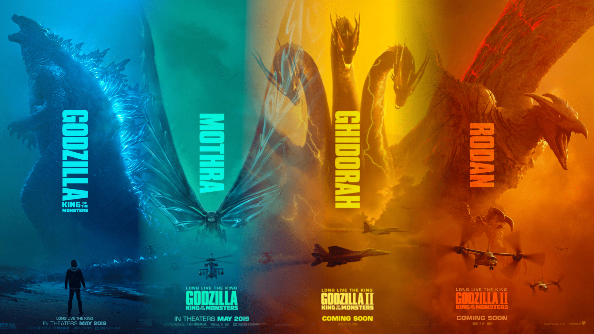 1920x1080 Godzilla Vs King Ghidorah Background
