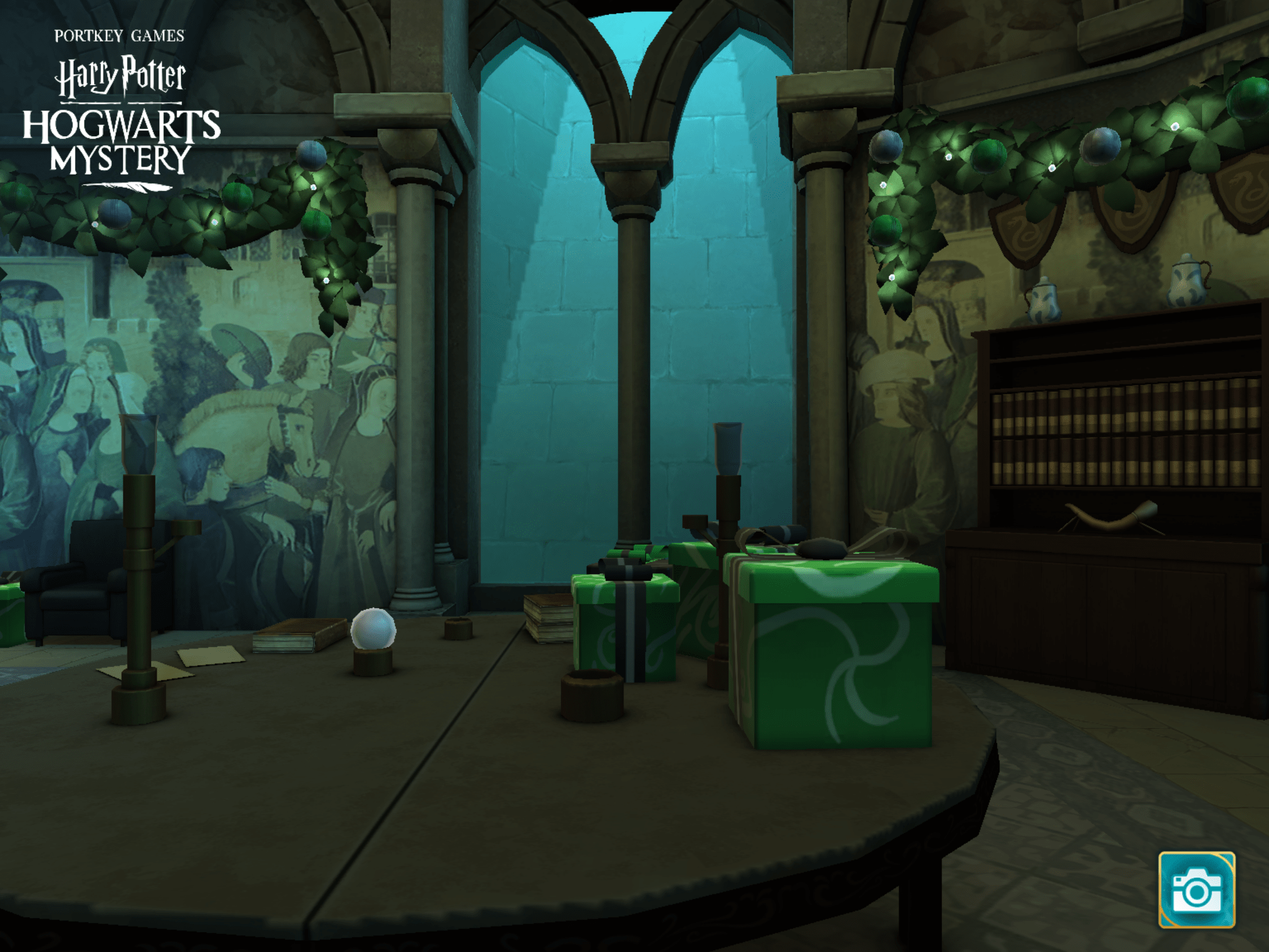 2048x1536 Right half of Slytherin Common Room.: HPHogwartsMystery