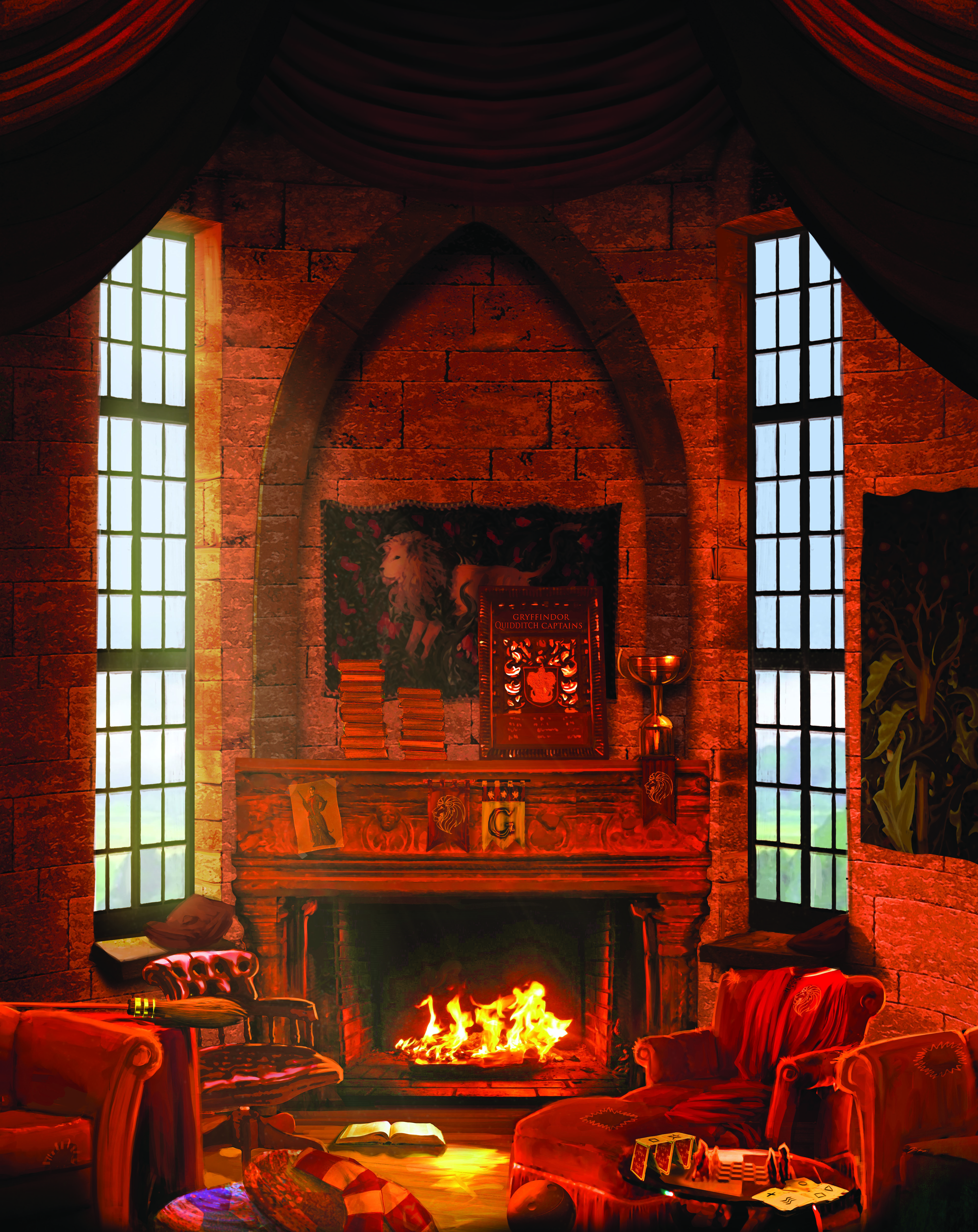4000x5041 Slytherin Common Room Wallpaper