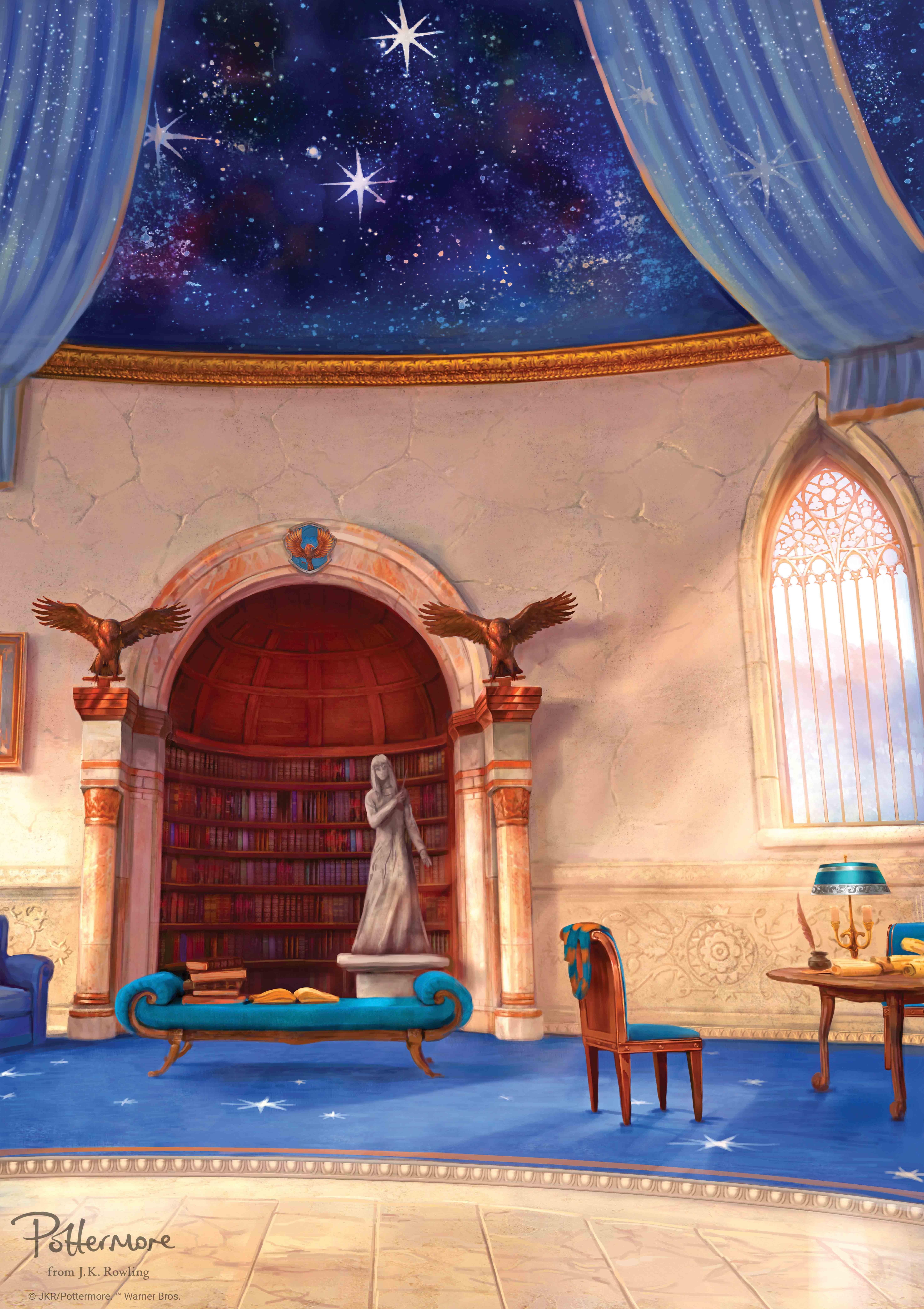 5910x8373 Hogwarts common rooms, Ravenclaw, Harry potter ravenclaw
