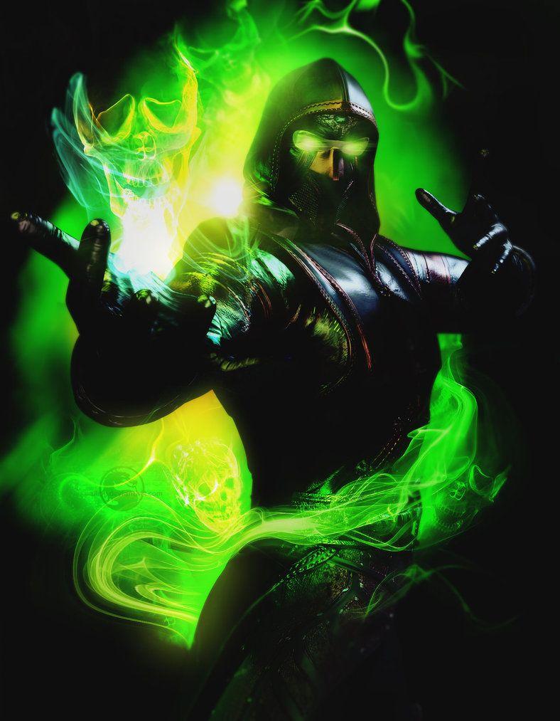 Мортал комбат зеленая. Ermac Mortal Kombat.