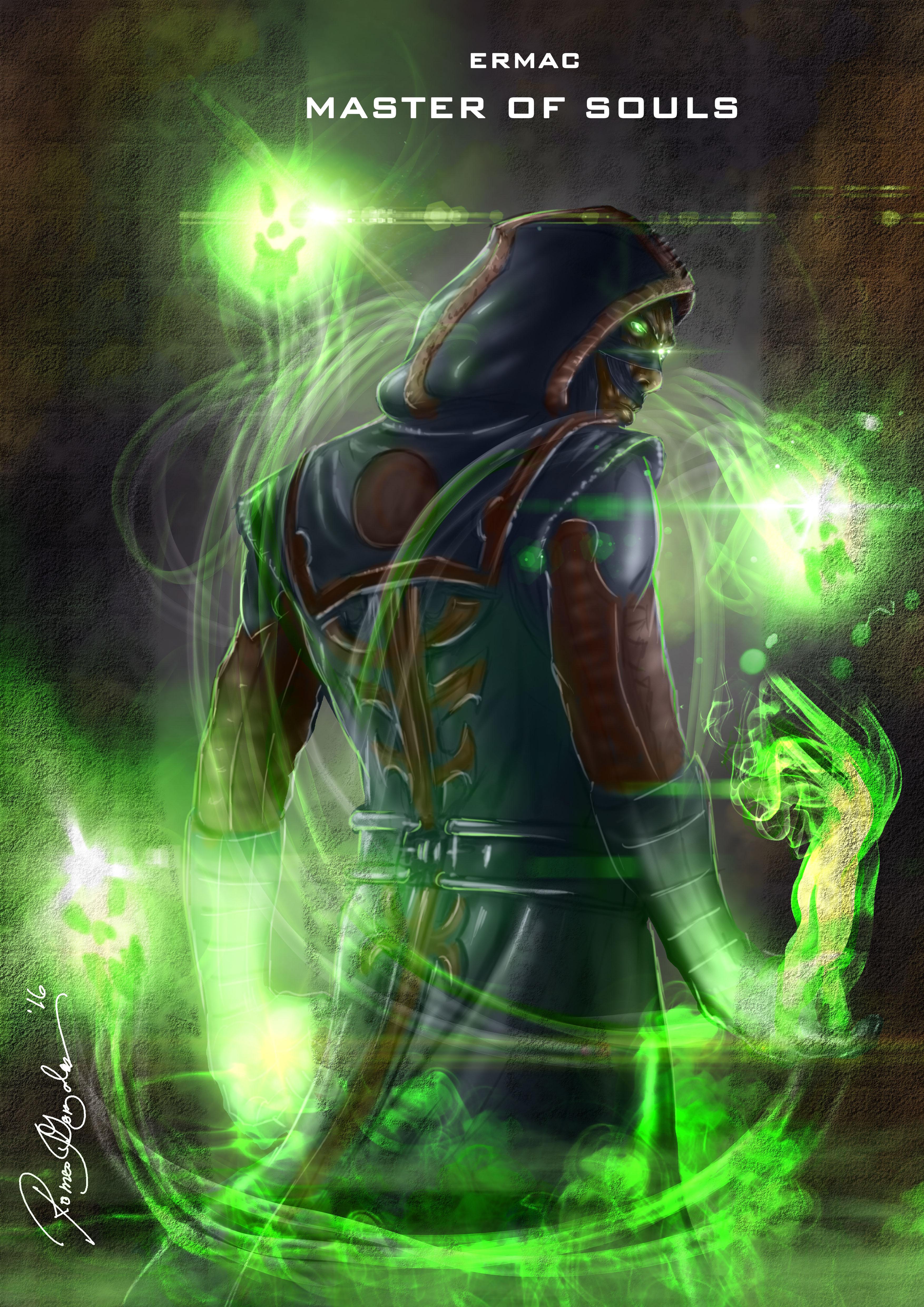 3508x4961 Ermac from the Mortal Kombat Series Art, Cosplays