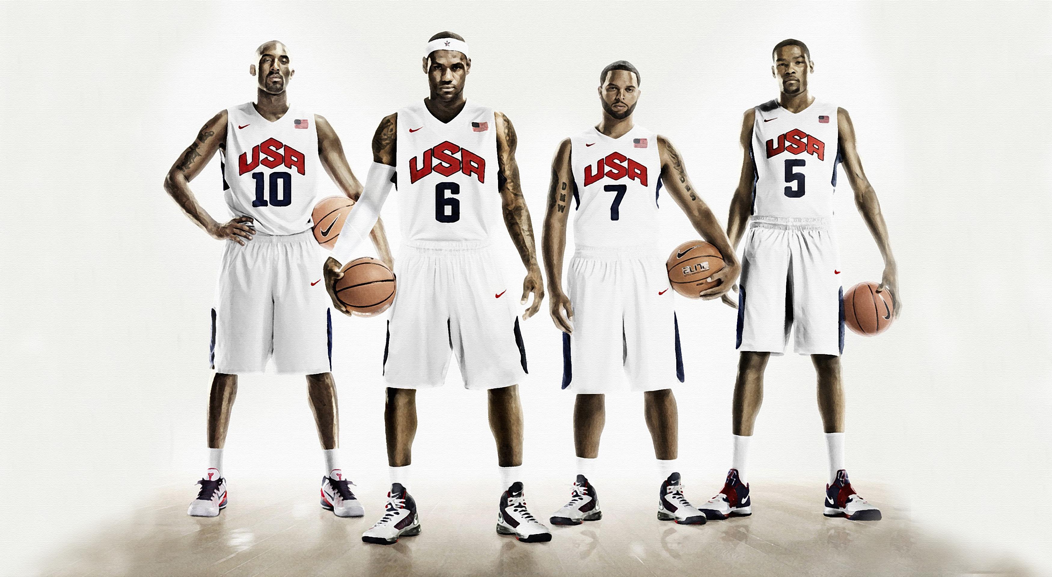 3500x1920 Lebron james deron williams nike basketball kevin durant kobe bryant usa nba wallpaperx1920
