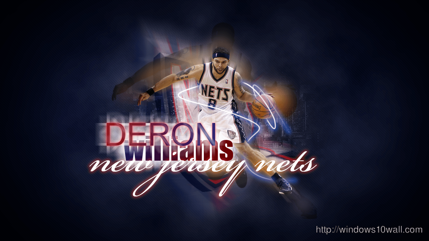 1366x768 Deron Williams HD Background Wallpaper