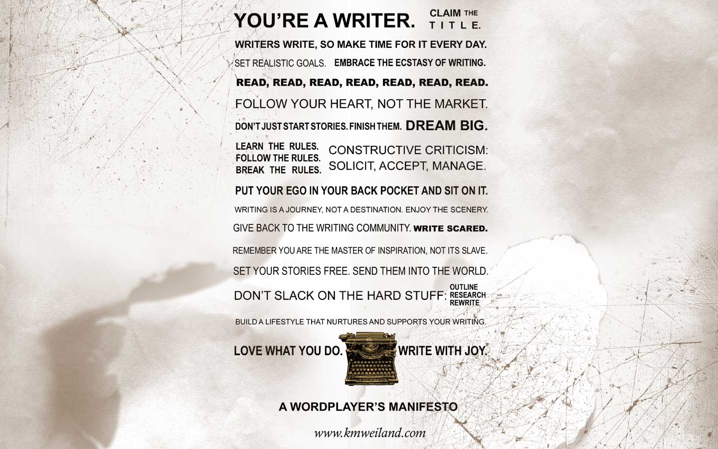 1440x900 ✎ Wallpaper for Writers