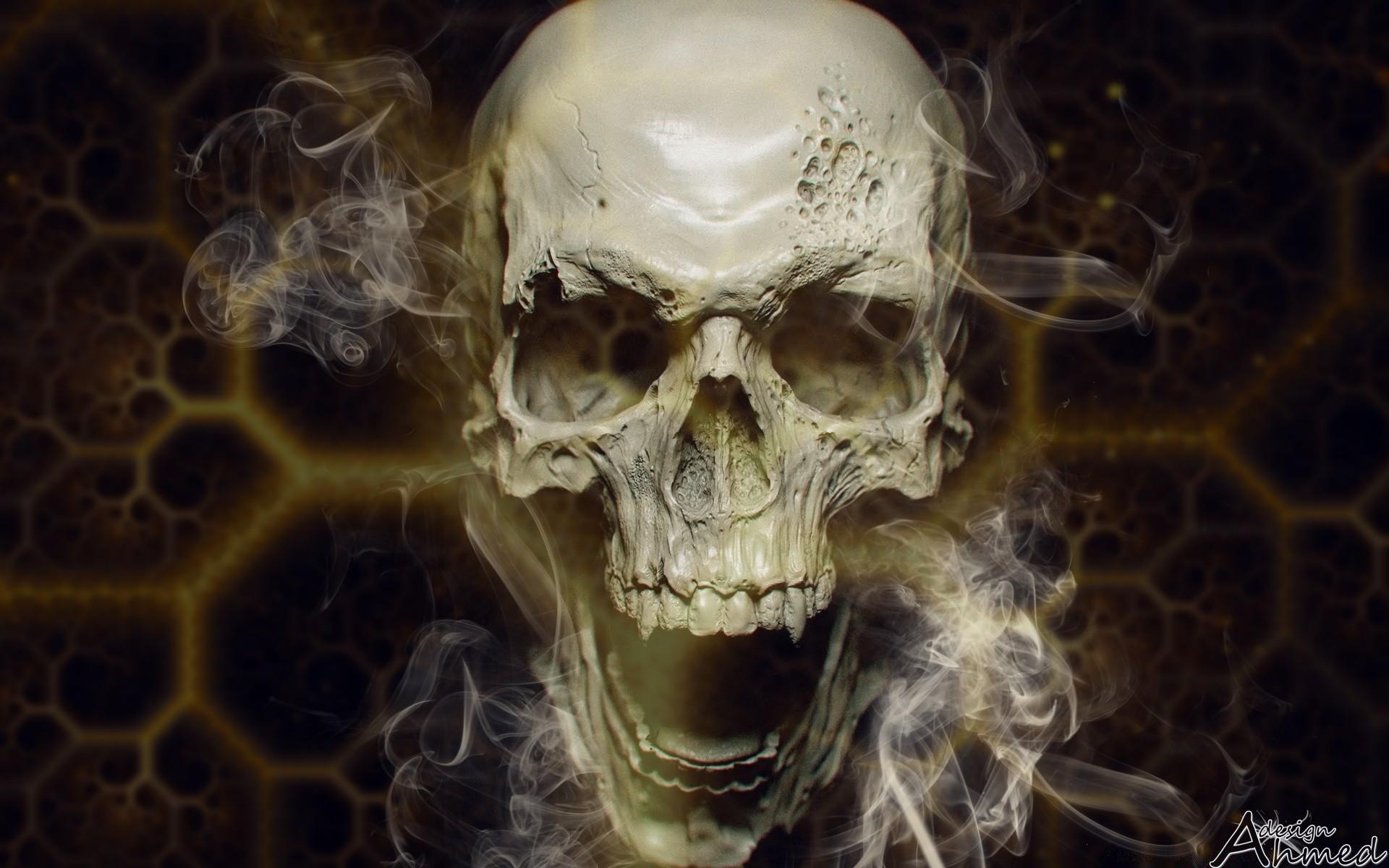 1920x1200 Skull wallpaper on desktop