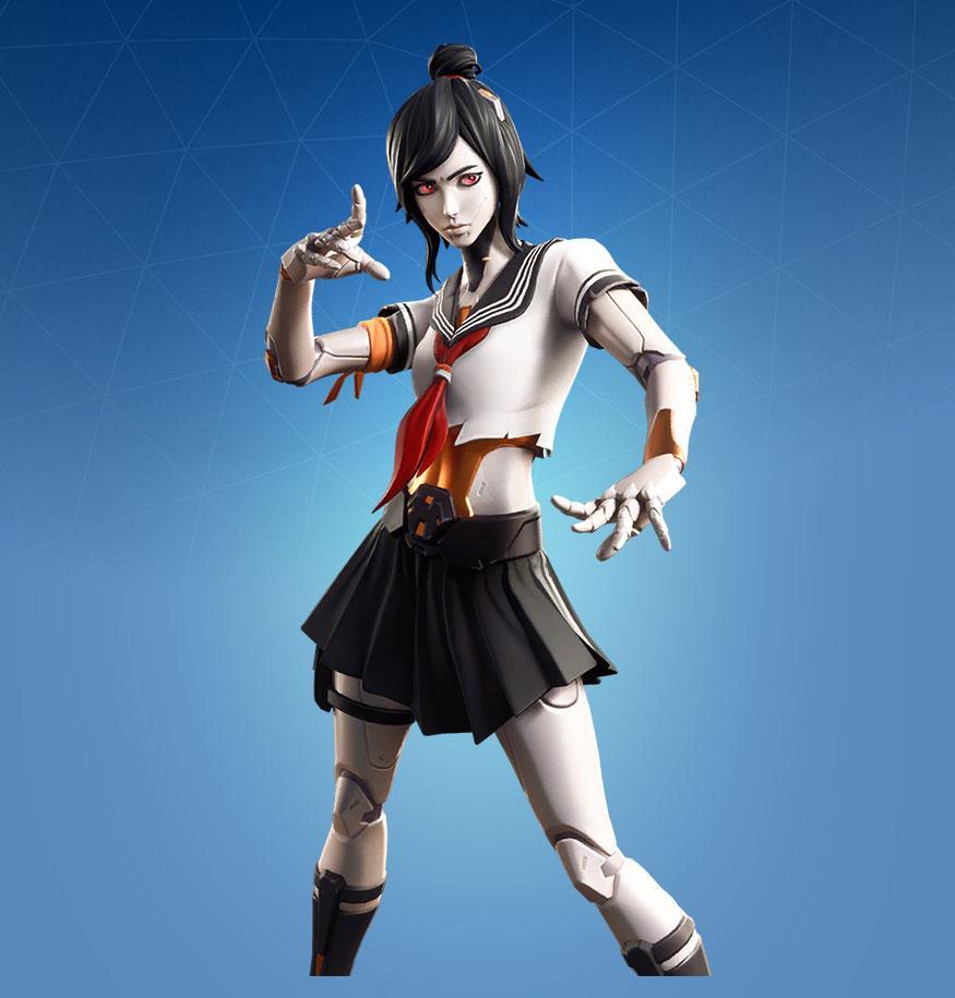 875x915 Tsuki Fortnite Wallpaper
