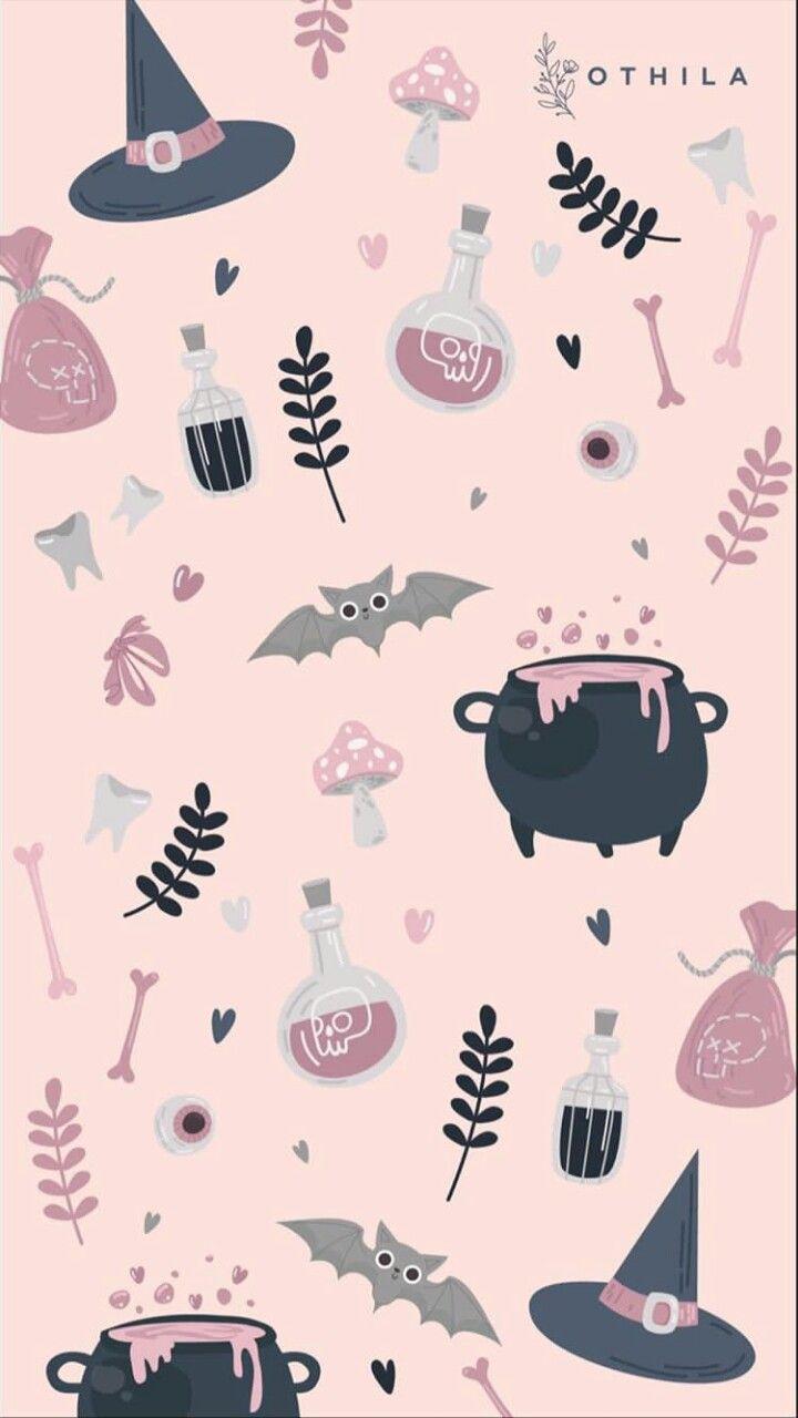 720x1280 Wallpaper. Cute fall wallpaper, Witchy wallpaper, Witch wallpaper